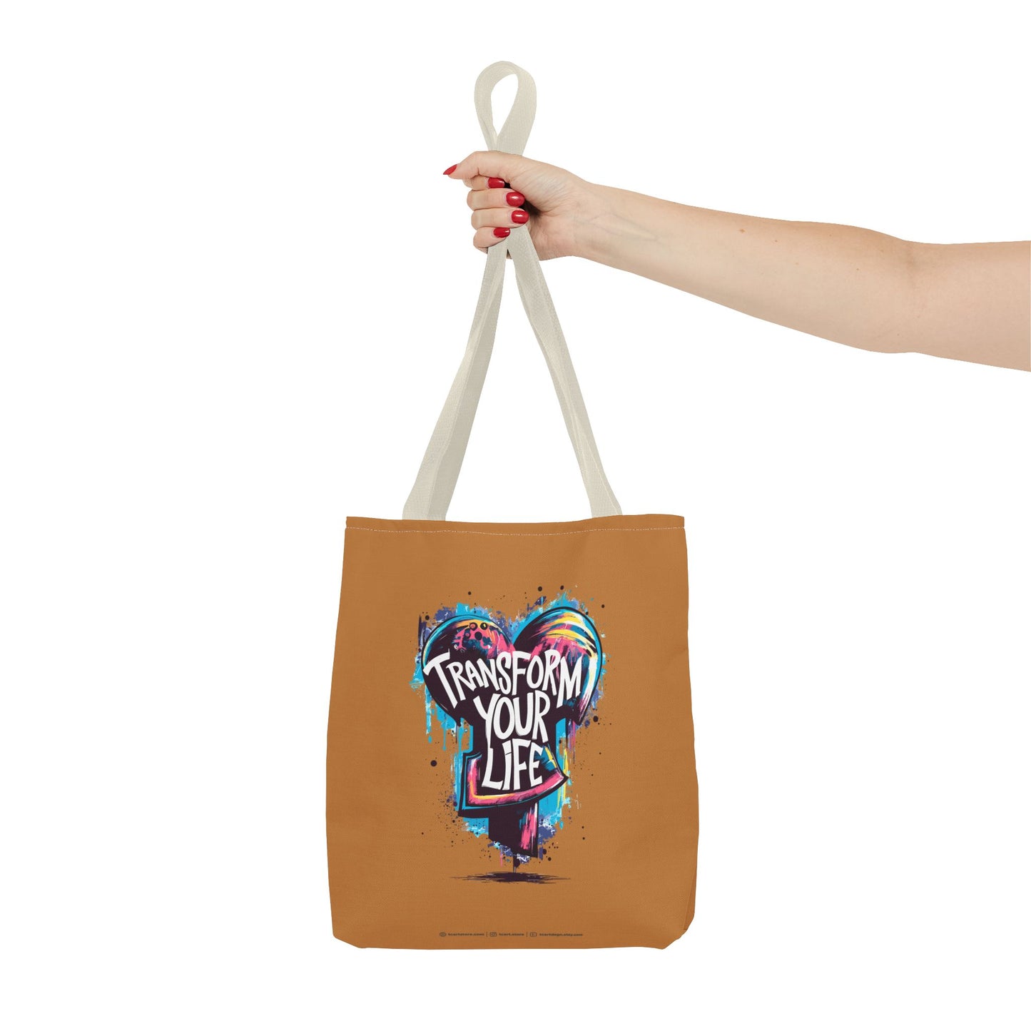 Transform Your Life Tote Bag (AOP)