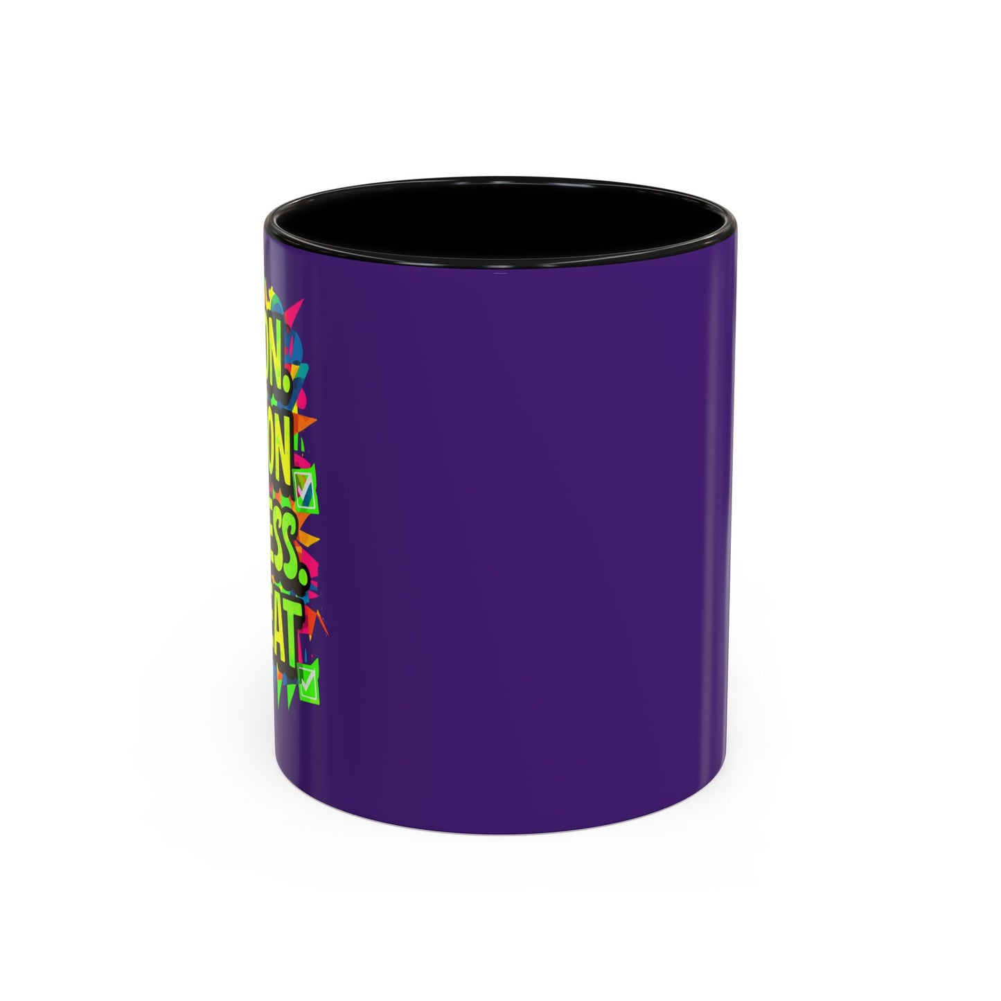 Vision Action Success Repeat Accent Coffee Mug (11, 15oz)