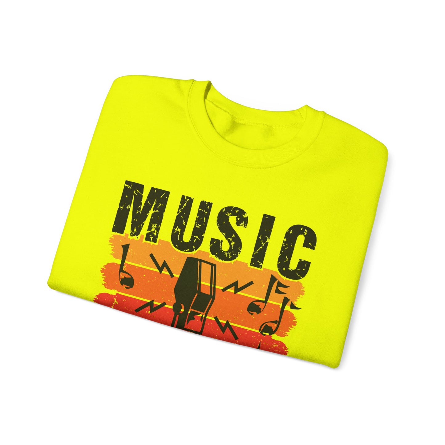 Music Can Change The World Unisex Heavy Blend™ Crewneck Sweatshirt