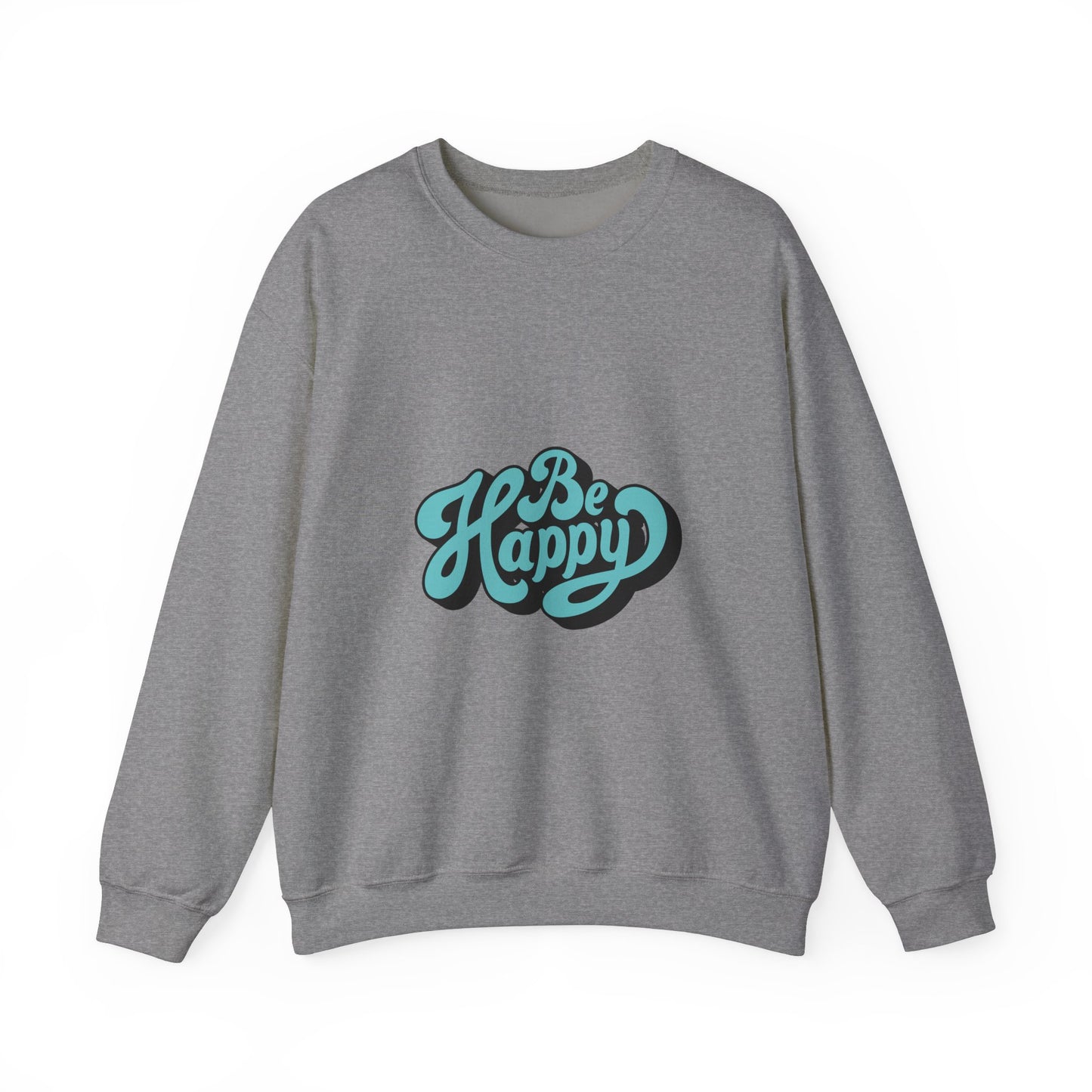 Be Happy Unisex Heavy Blend™ Crewneck Sweatshirt