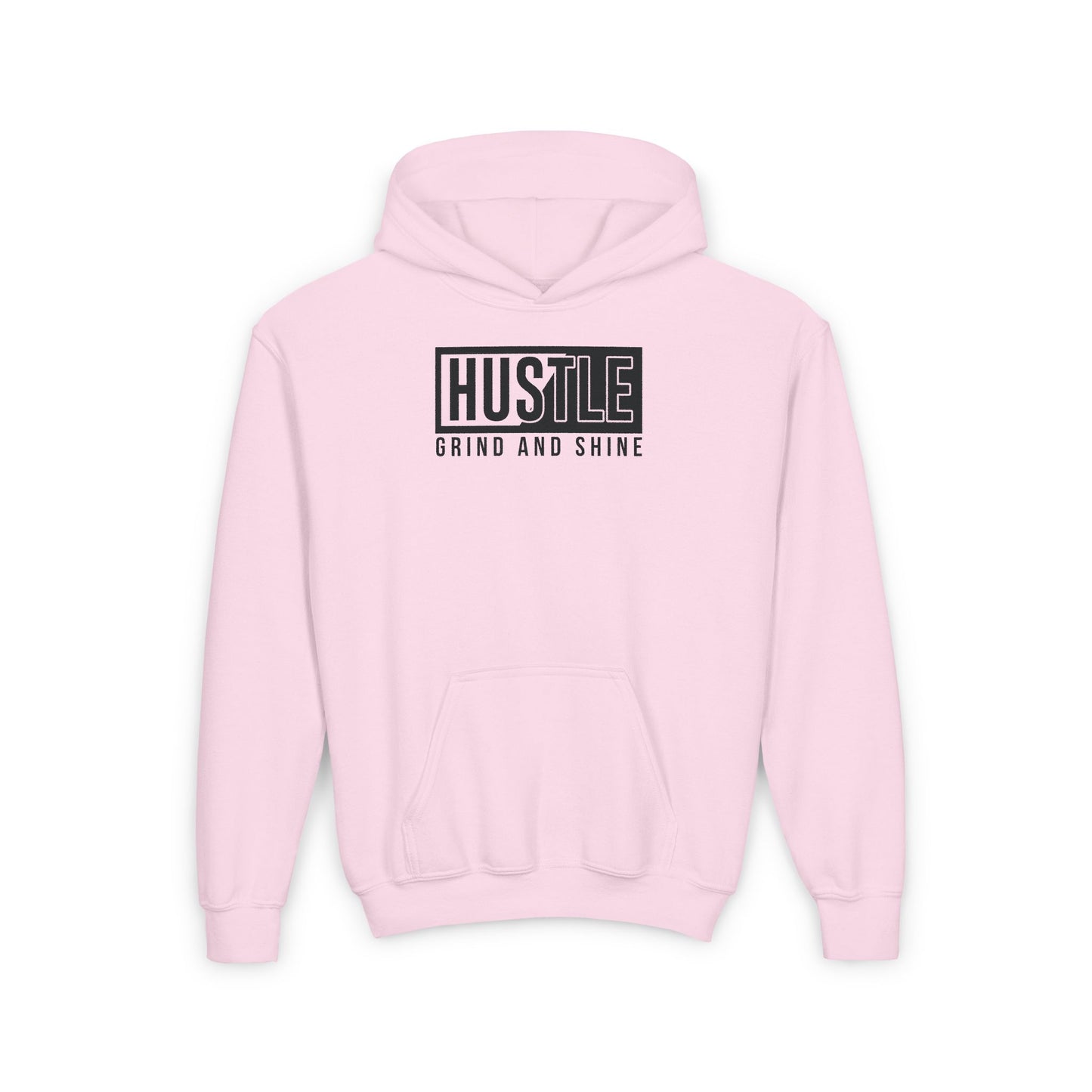 Hustle Grind And Shine Youth Heavy Blend Hooded Sweatshirt