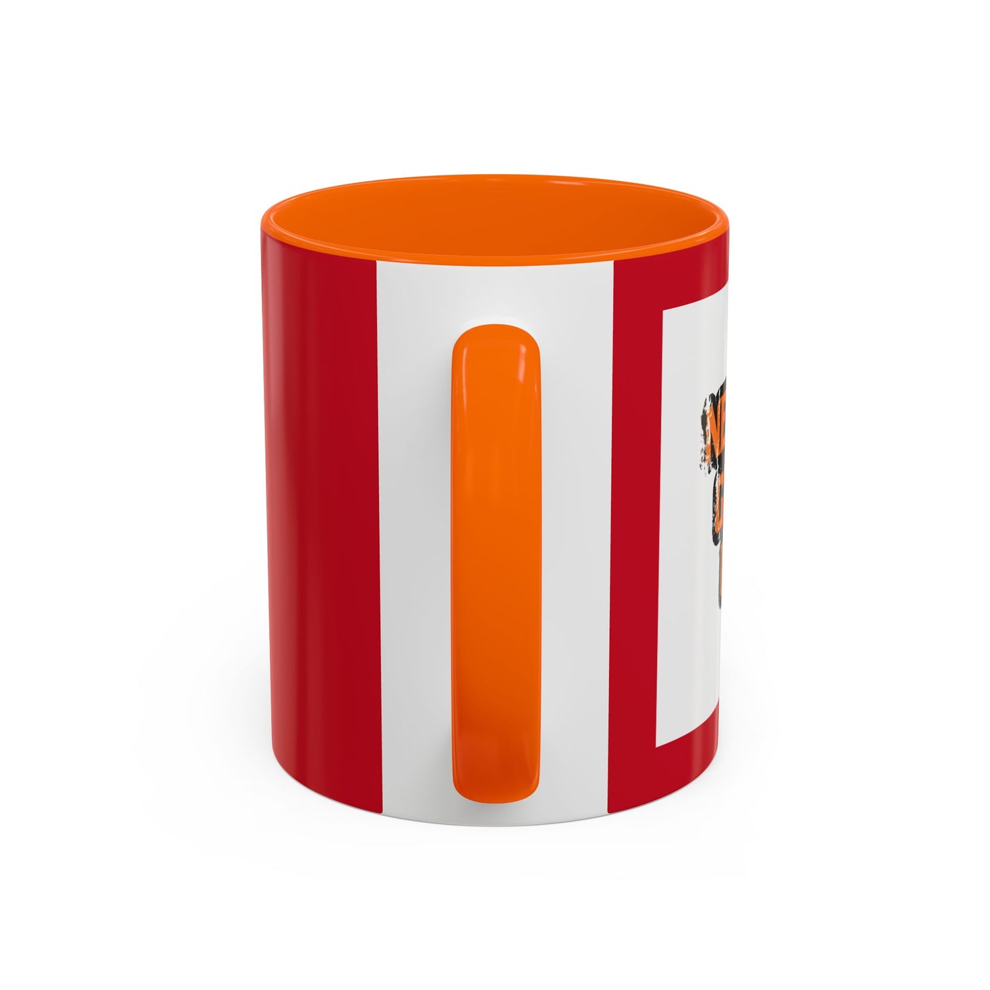 Never Give Up Accent Coffee Mug (11, 15oz)