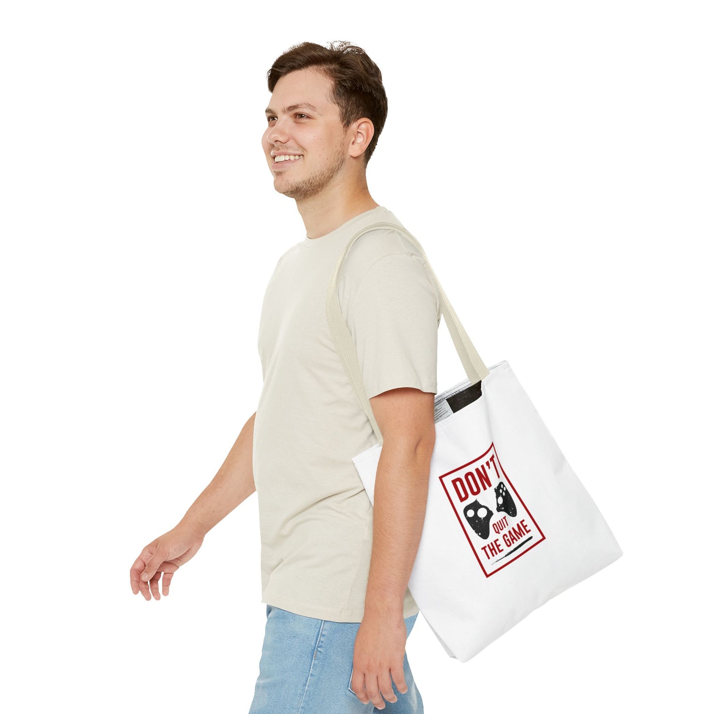 Don't Quit The Game Tote Bag (AOP)