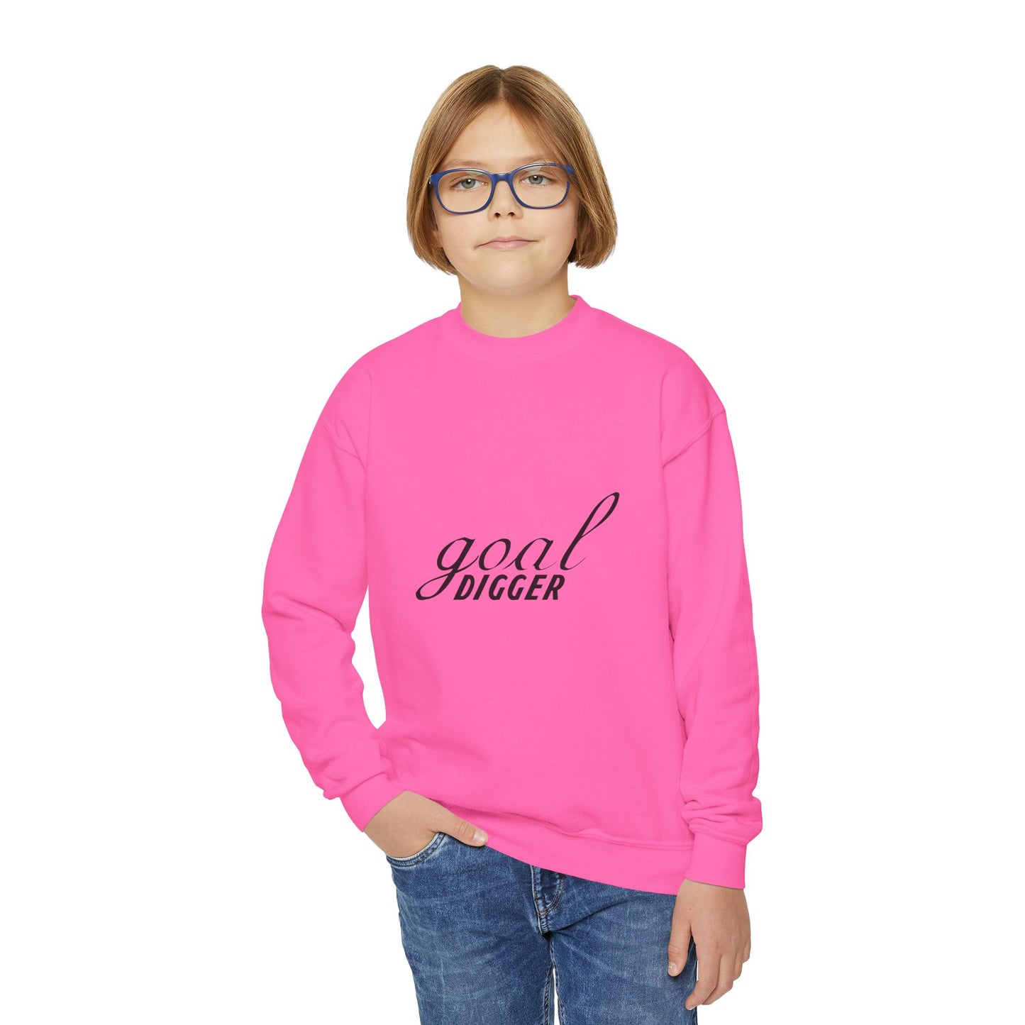Goal Digger Youth Crewneck Sweatshirt