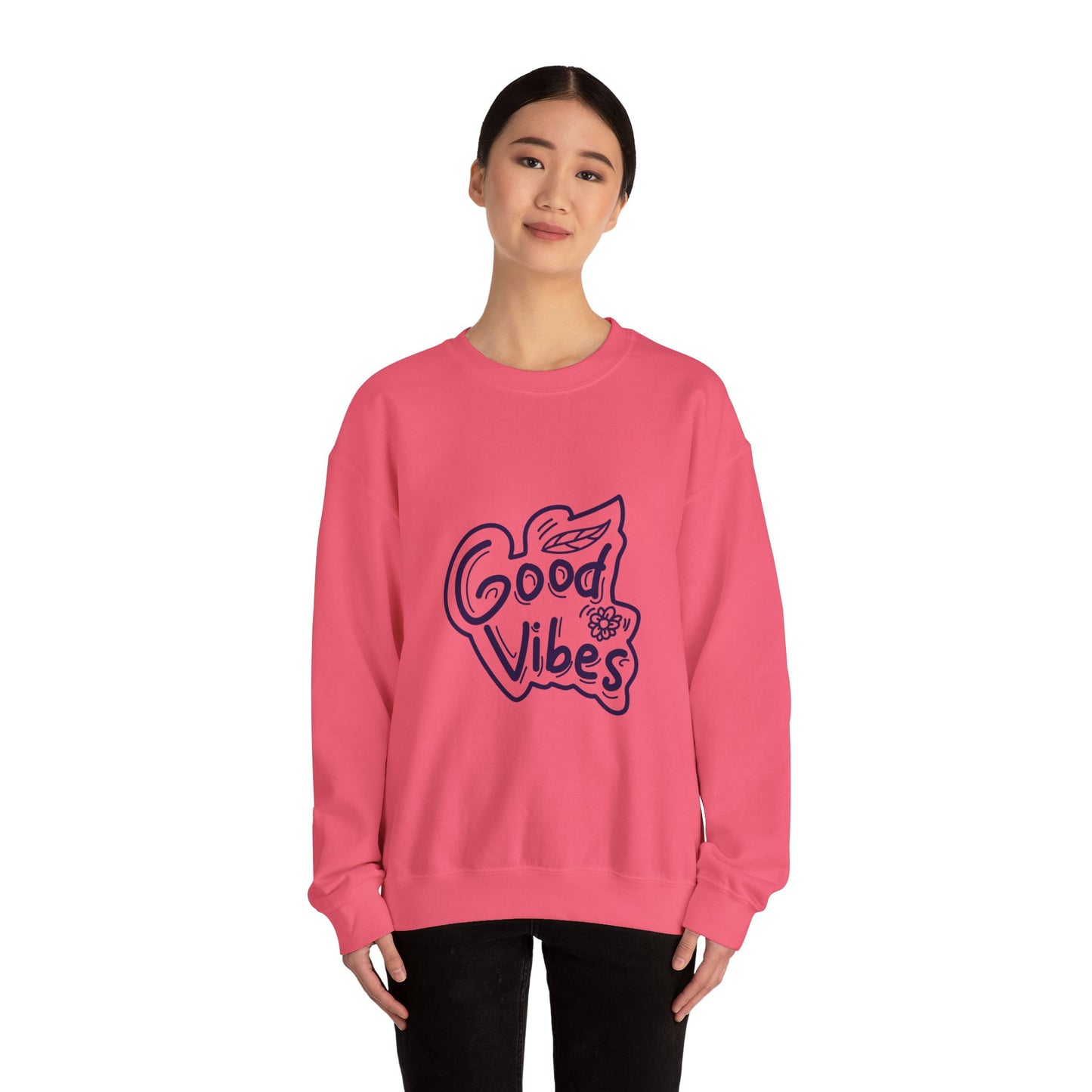 Good Vibes Unisex Heavy Blend™ Crewneck Sweatshirt