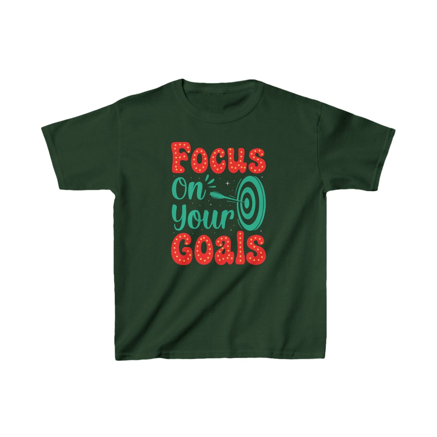 Focus On Your Goals Kids Heavy Cotton™ Tee