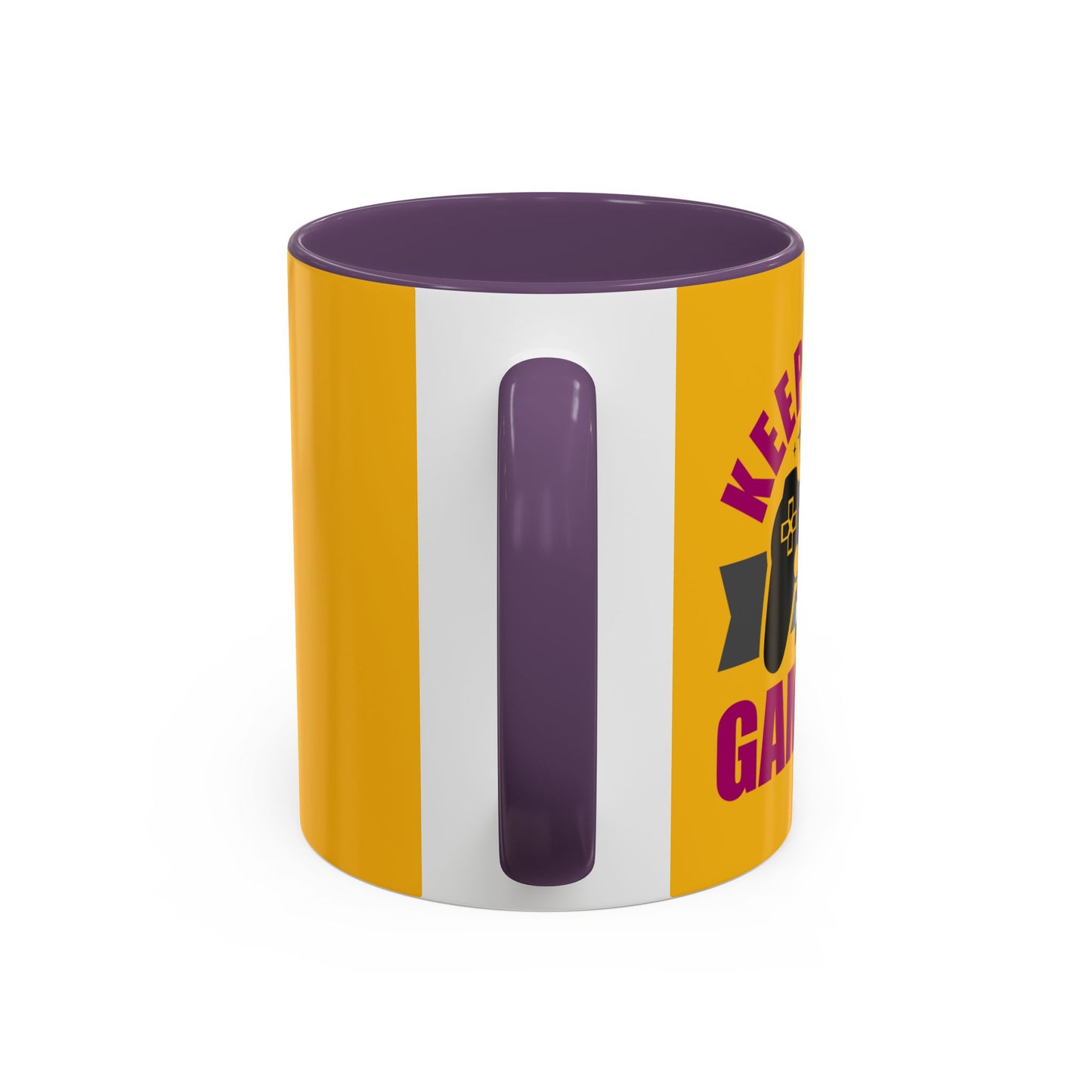 Keep Calm And Game On Accent Coffee Mug (11, 15oz)