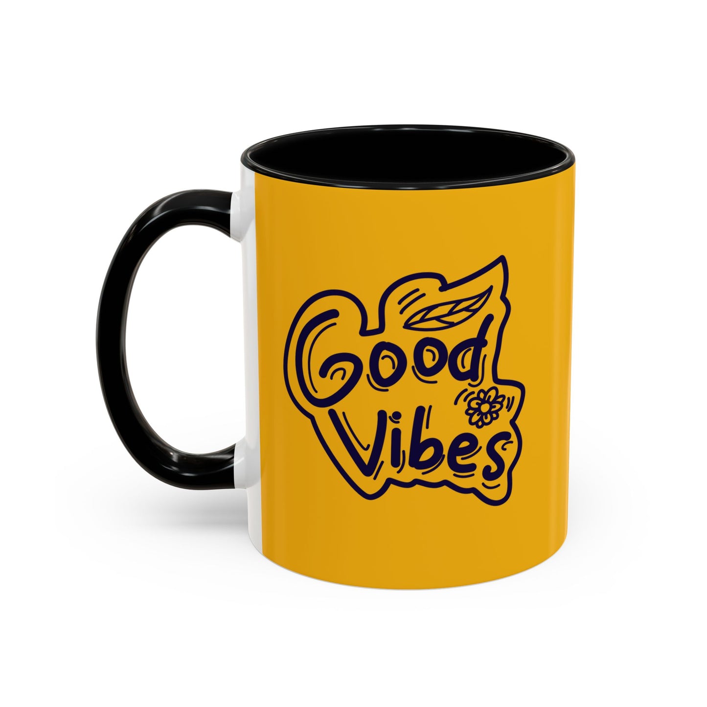 Good Vibes Accent Coffee Mug (11, 15oz)