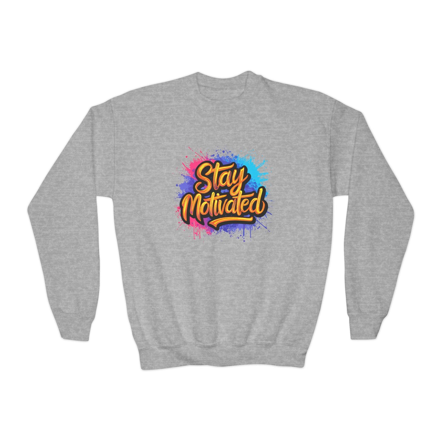 Stay Motivated Youth Crewneck Sweatshirt