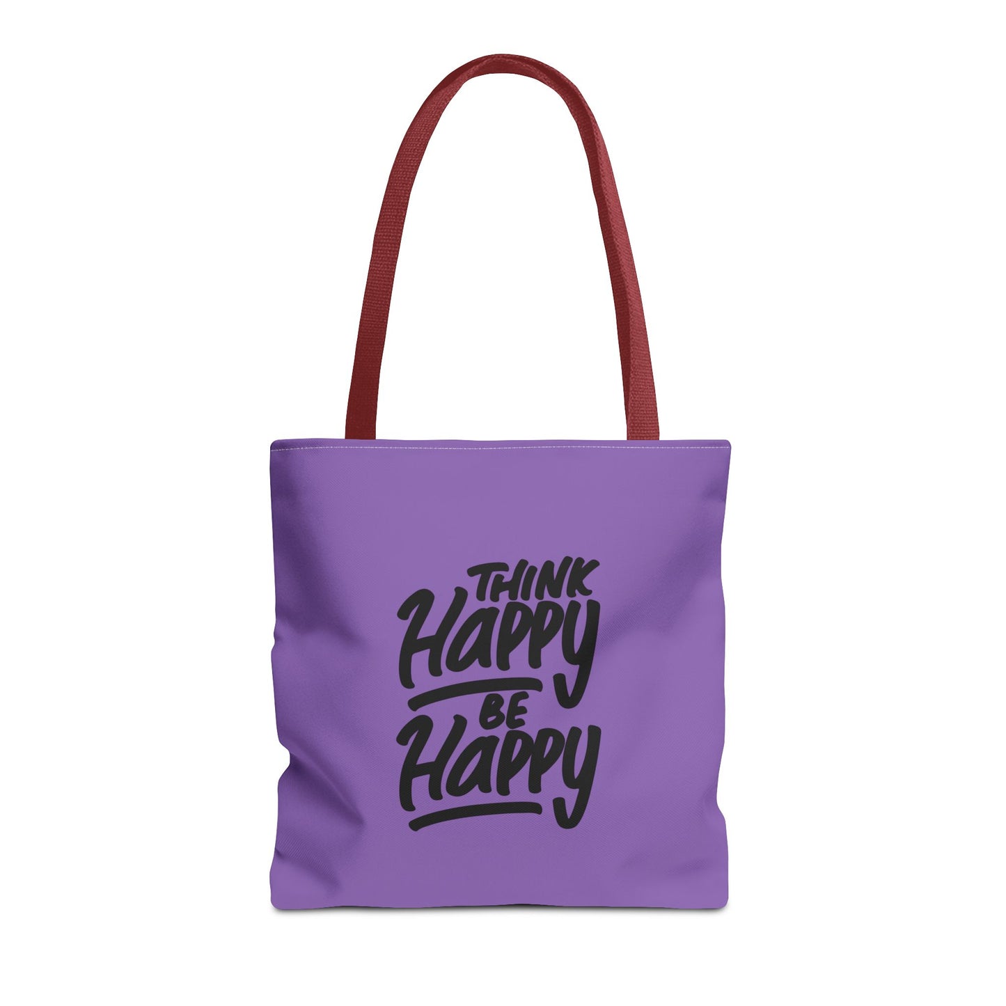 Think Happy Be Happy Tote Bag (AOP)