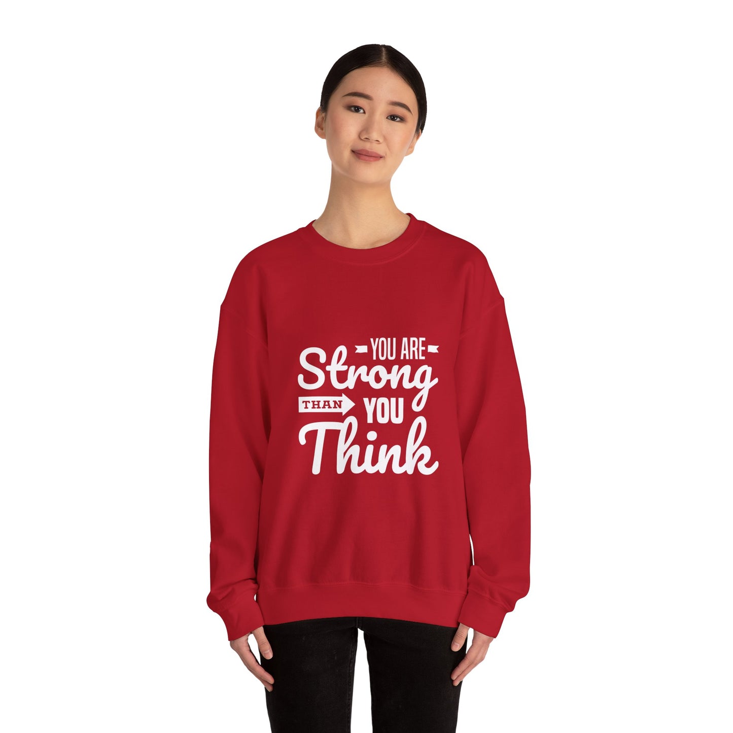 You Are Strong Than You Think Unisex Heavy Blend™ Crewneck Sweatshirt