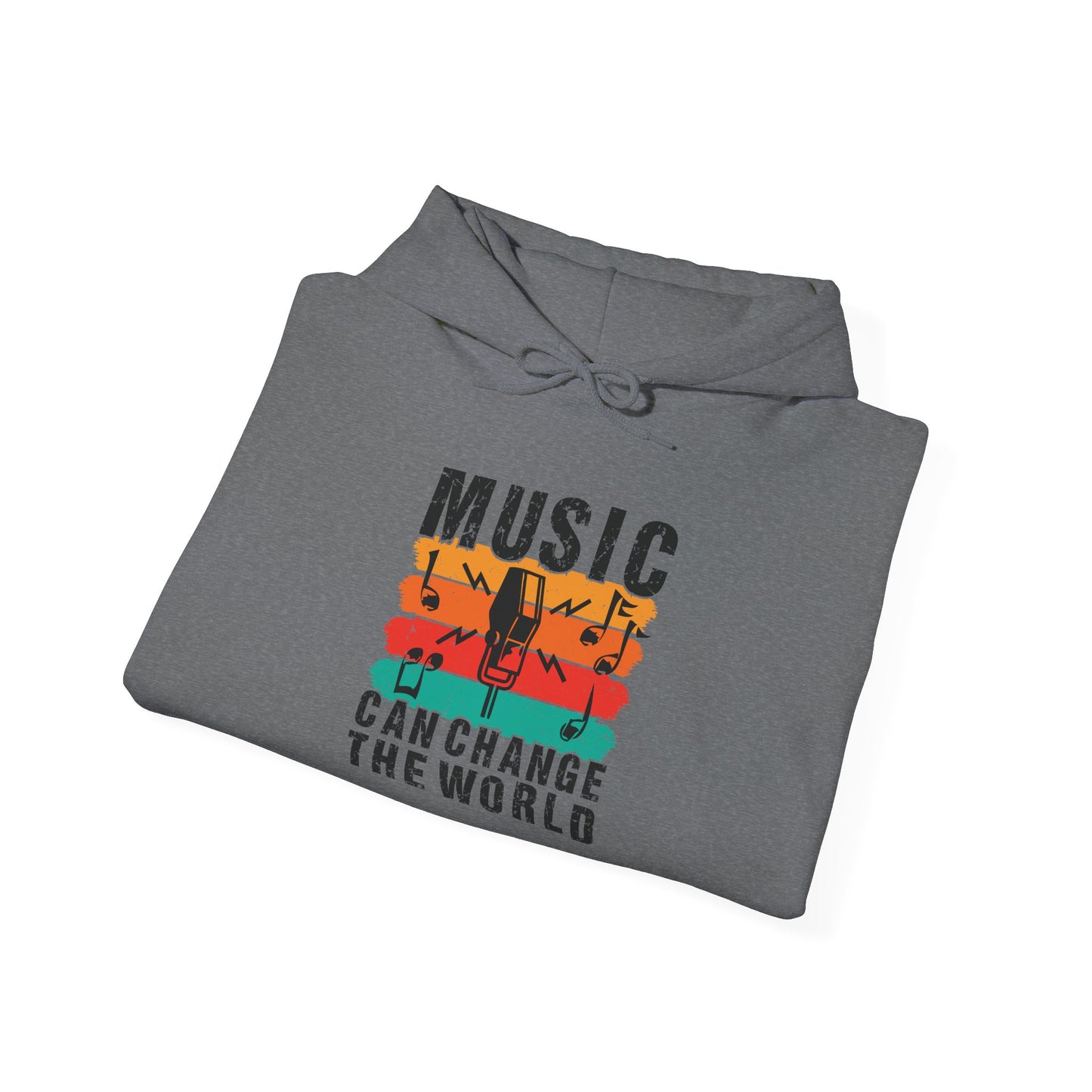 Music Can Change The World Unisex Heavy Blend™ Hooded Sweatshirt