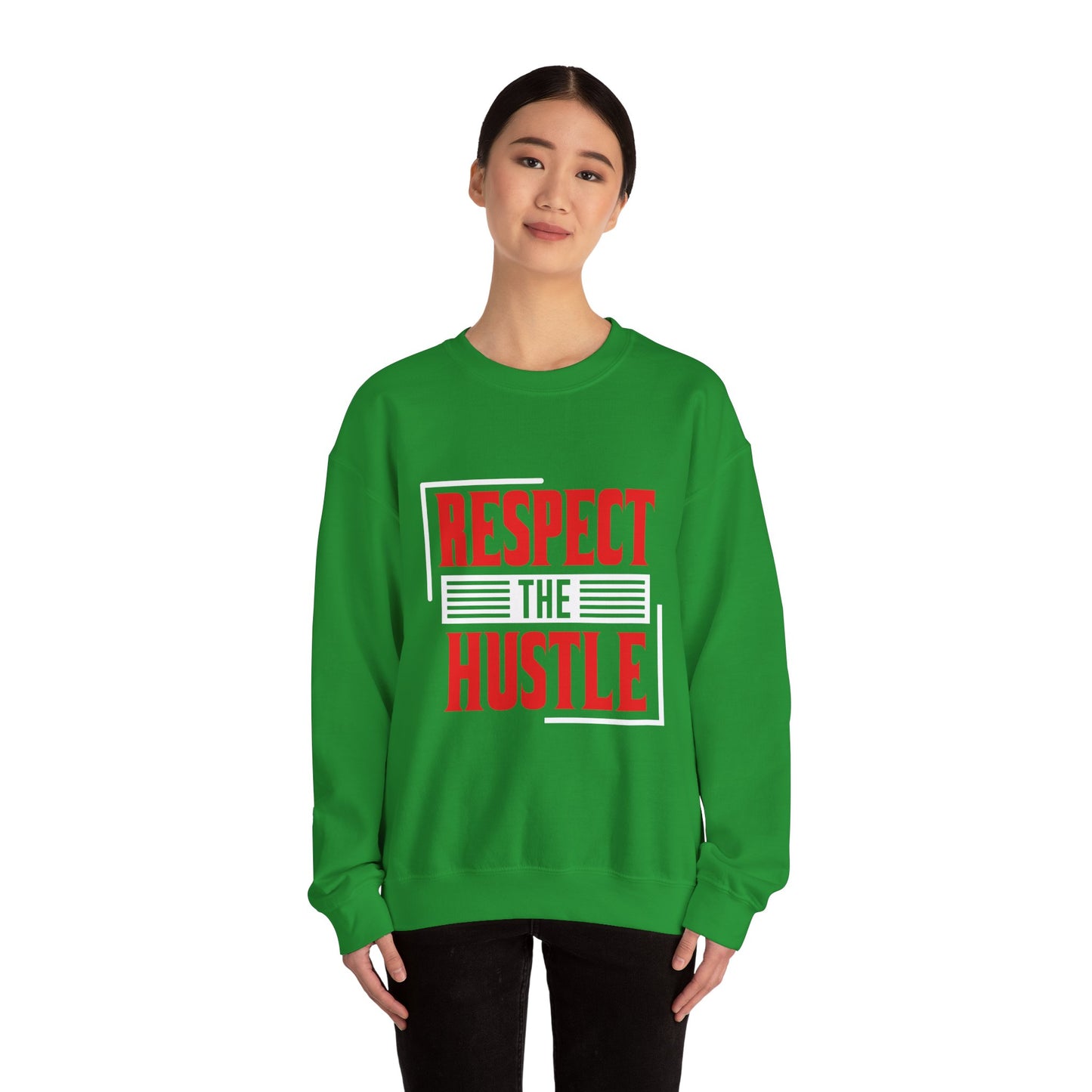 Respect The Hustle Unisex Heavy Blend™ Crewneck Sweatshirt