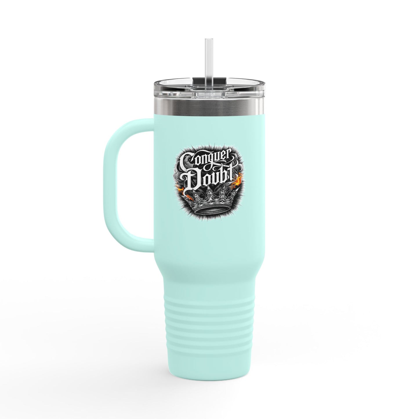 Conquer Doubt Insulated Travel Mug, 40oz