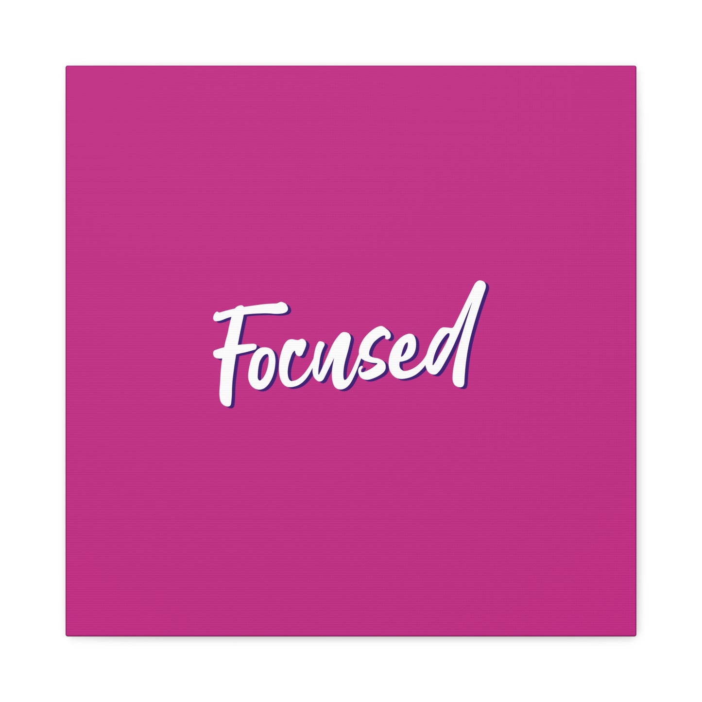 Focused Matte Canvas, Stretched, 1.25"