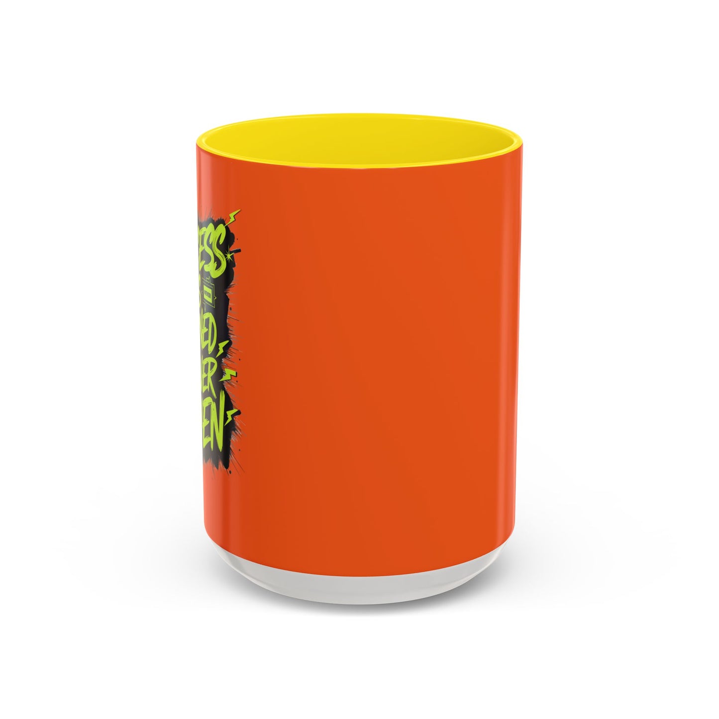 Success Is Never Earned Never Given Accent Coffee Mug (11, 15oz)