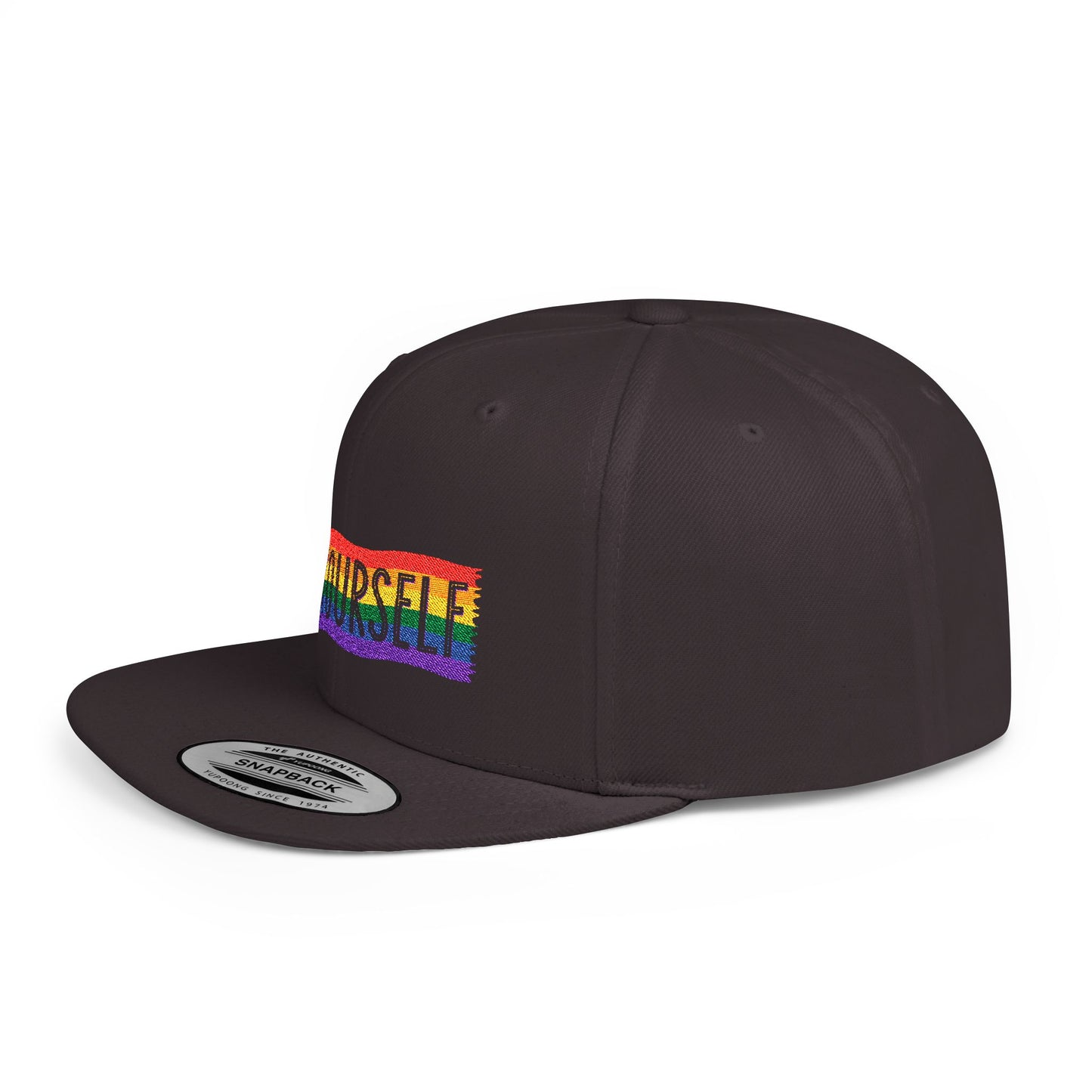 Be Yourself Flat Bill Snapback