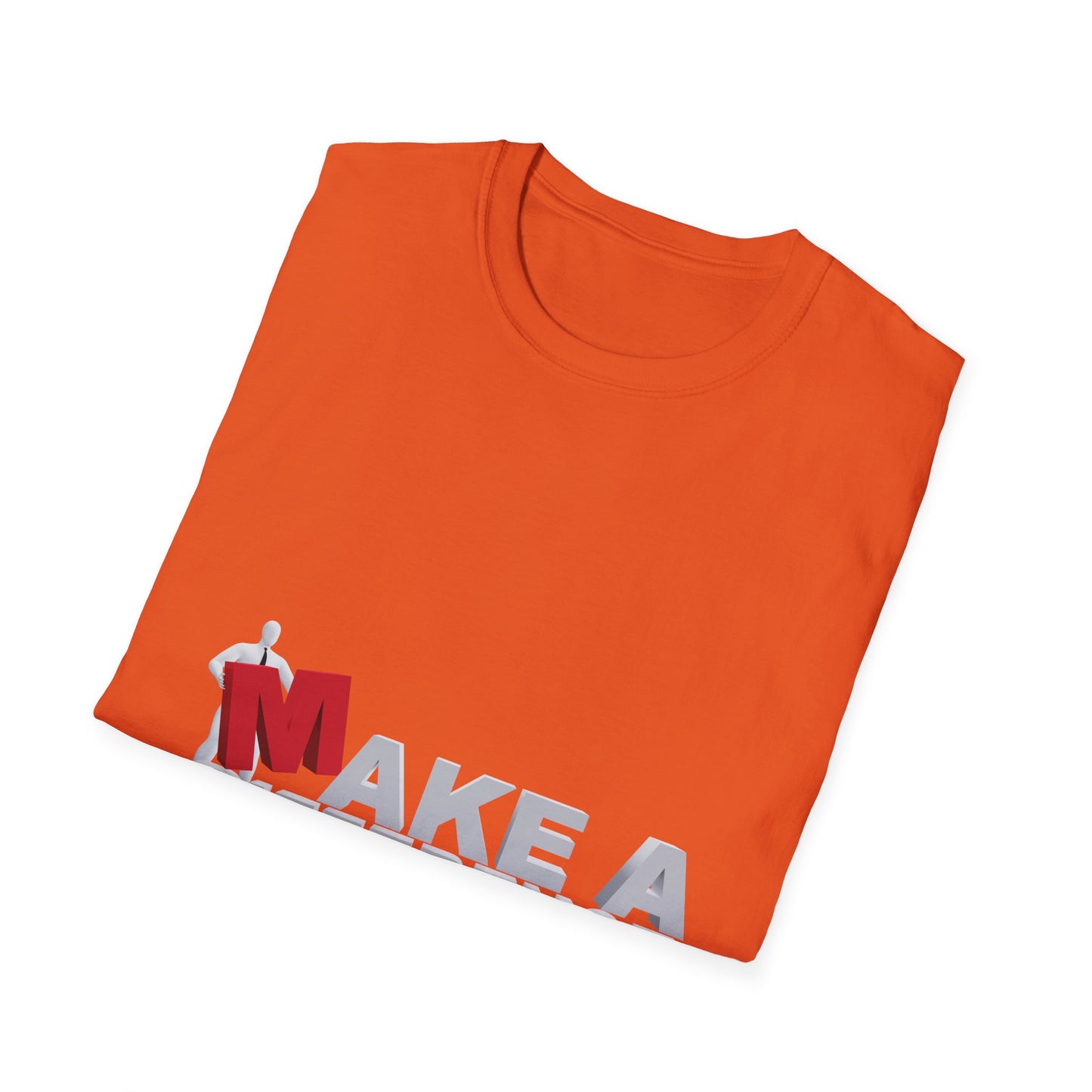 Make A Difference  Unisex Softstyle T-Shirt