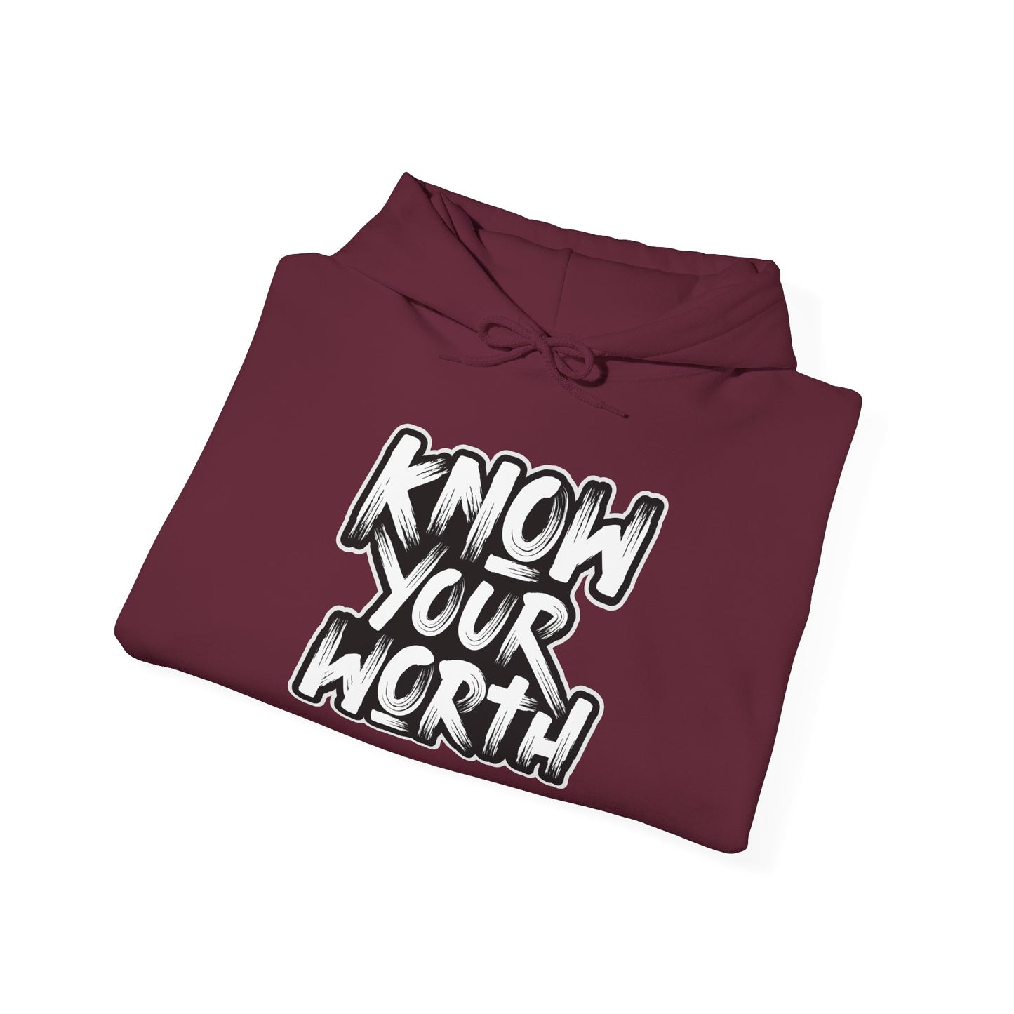 Know Your Worth Unisex Heavy Blend™ Hooded Sweatshirt