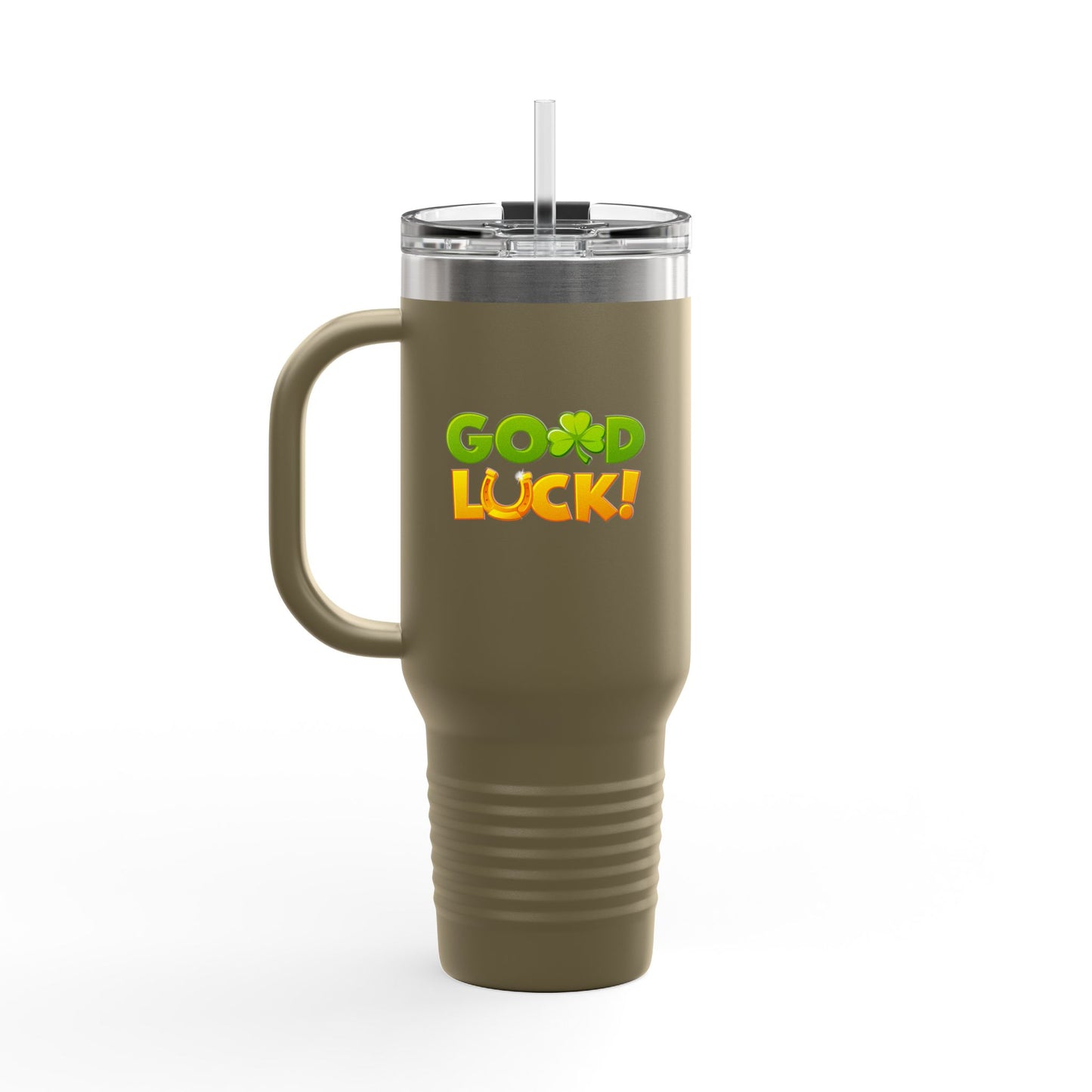 Good Luck Insulated Travel Mug, 40oz
