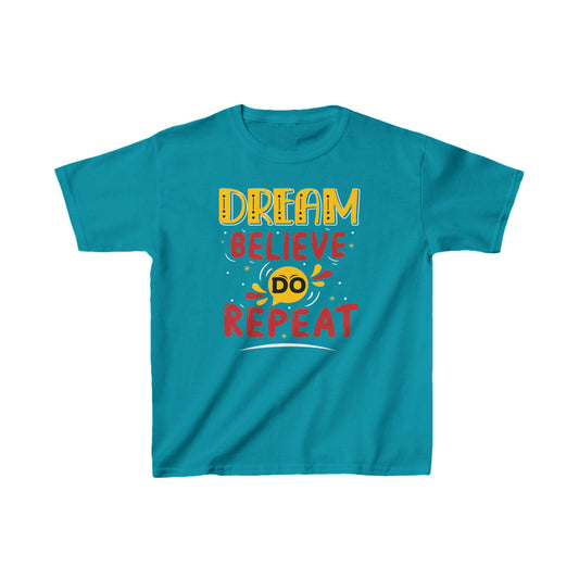 Dream Believe Repeat Kids Heavy Cotton™ Tee