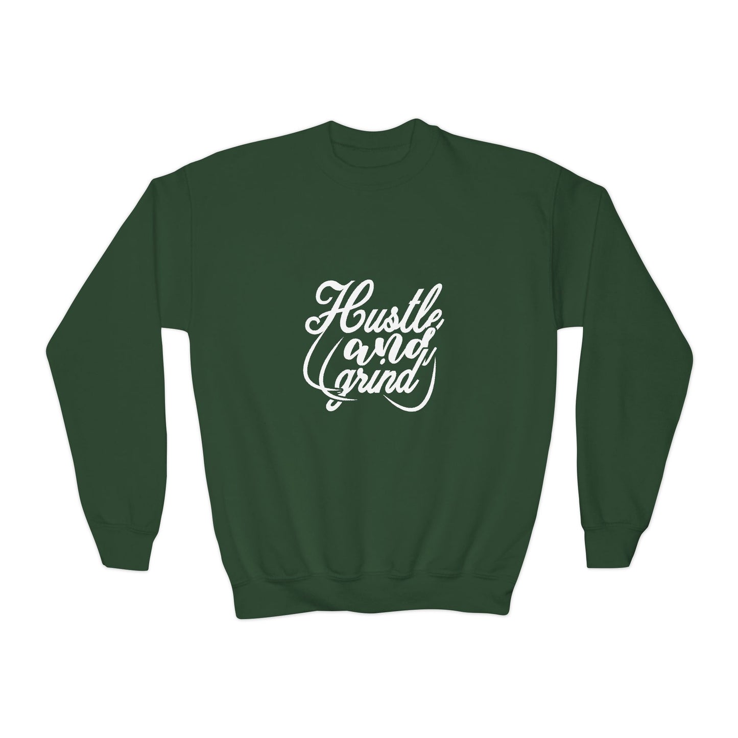 Hustle And Grind Youth Crewneck Sweatshirt