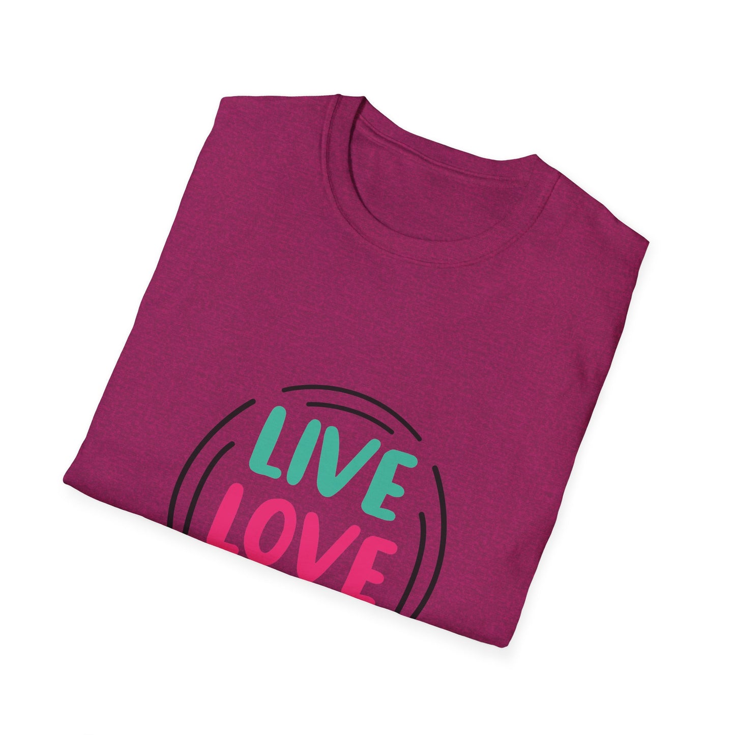 Live Love Laugh Unisex Softstyle T-Shirt