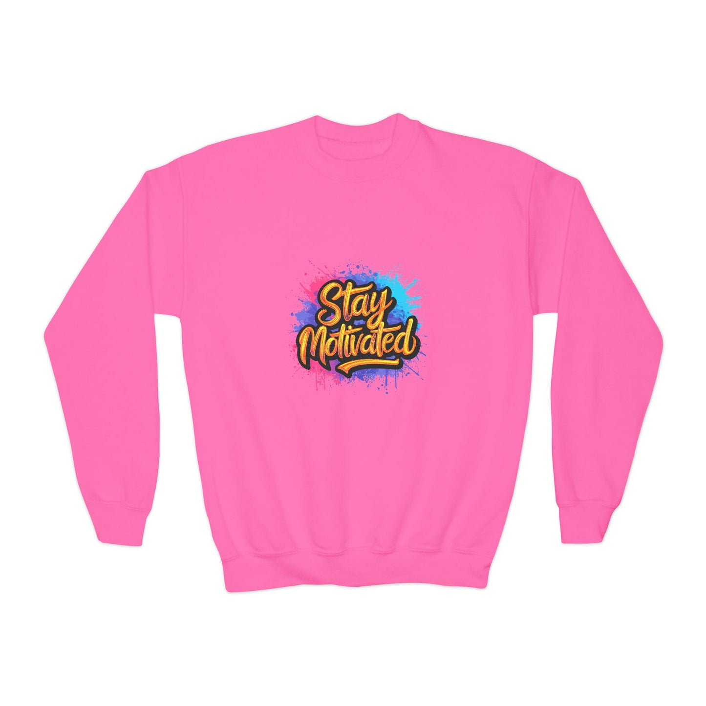 Stay Motivated Youth Crewneck Sweatshirt