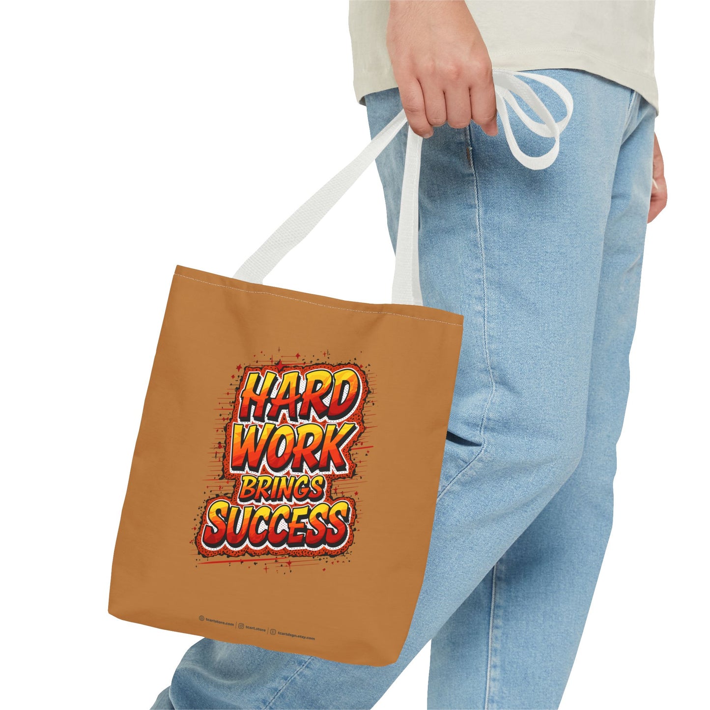 Hard Work Brings Success Tote Bag (AOP)