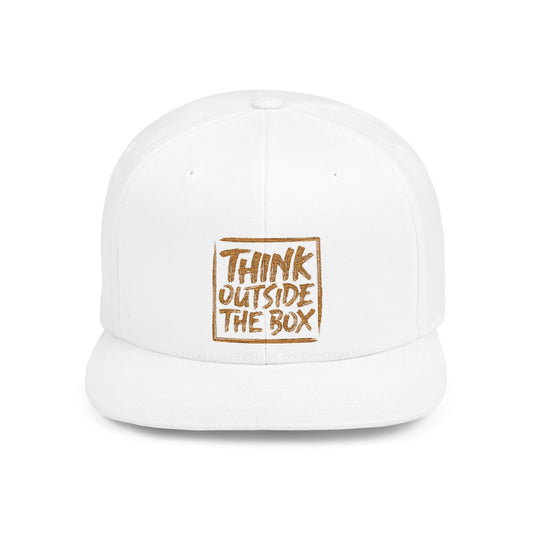 Think Outsidethe Box Flat Bill Snapback