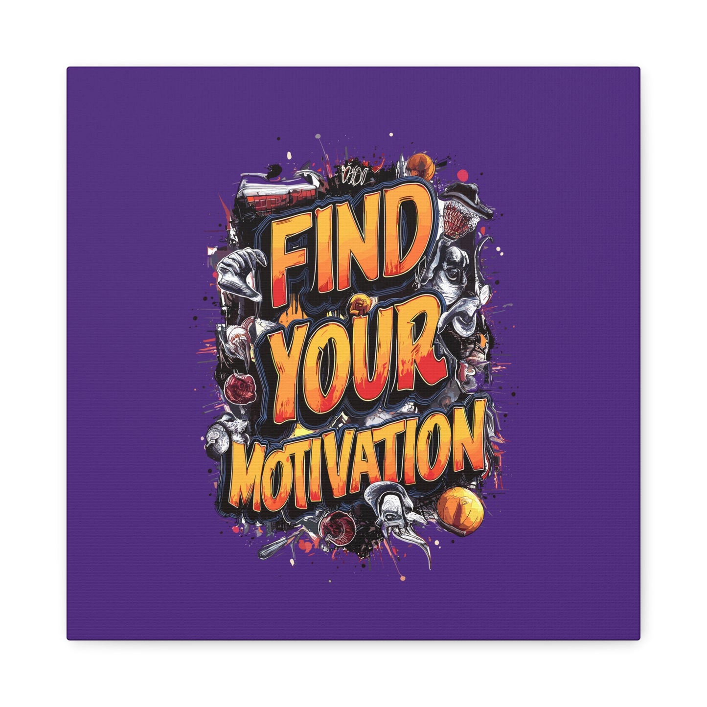 Find Your Motivation Matte Canvas, Stretched, 1.25"