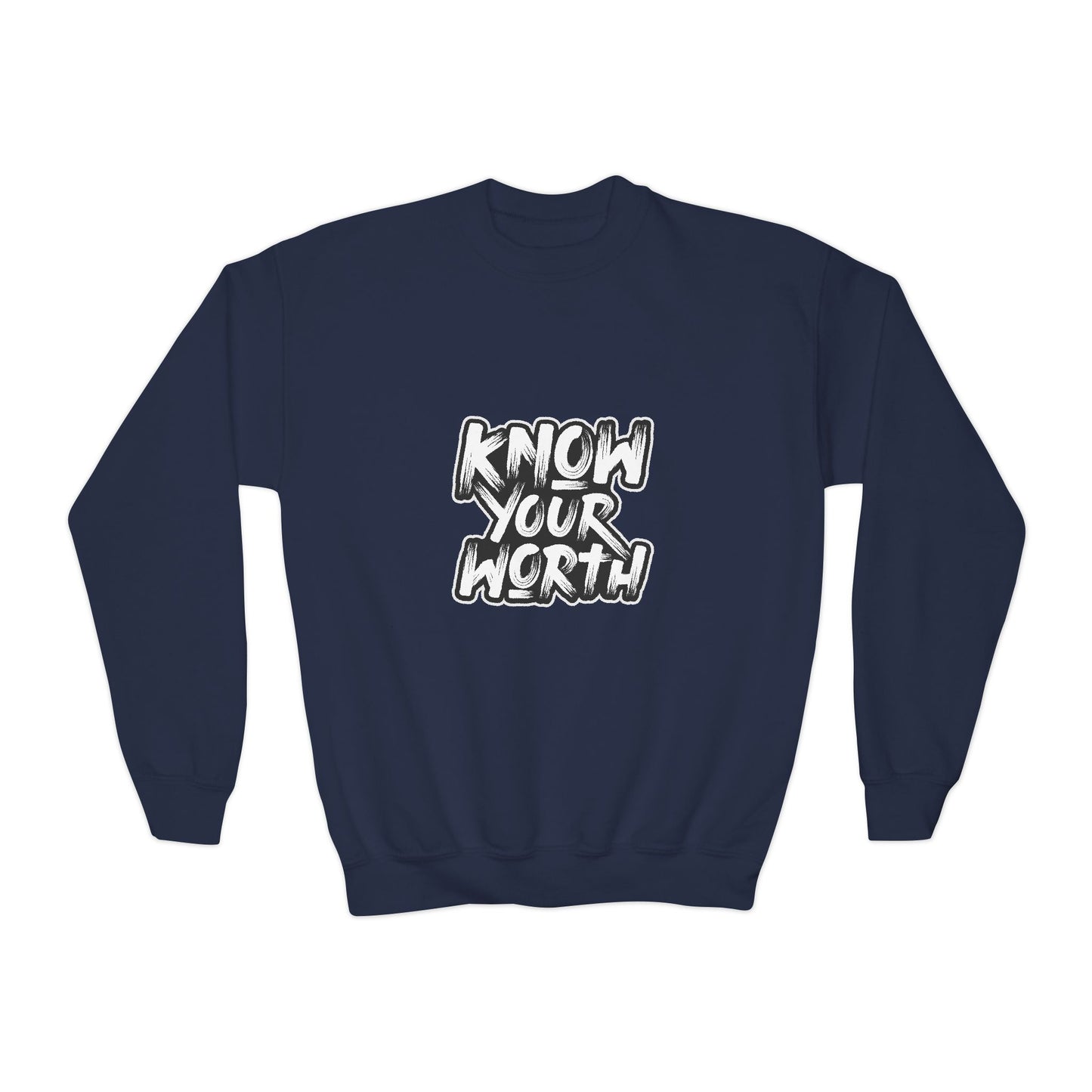 Know Your Worth Youth Crewneck Sweatshirt
