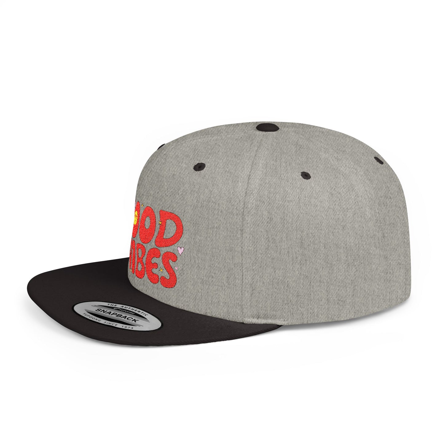 Good Vibes Flat Bill Snapback