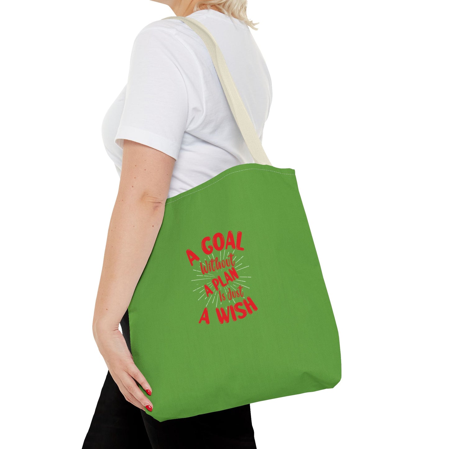 A Goal Without A Plan Is Just A Wish Tote Bag (AOP)