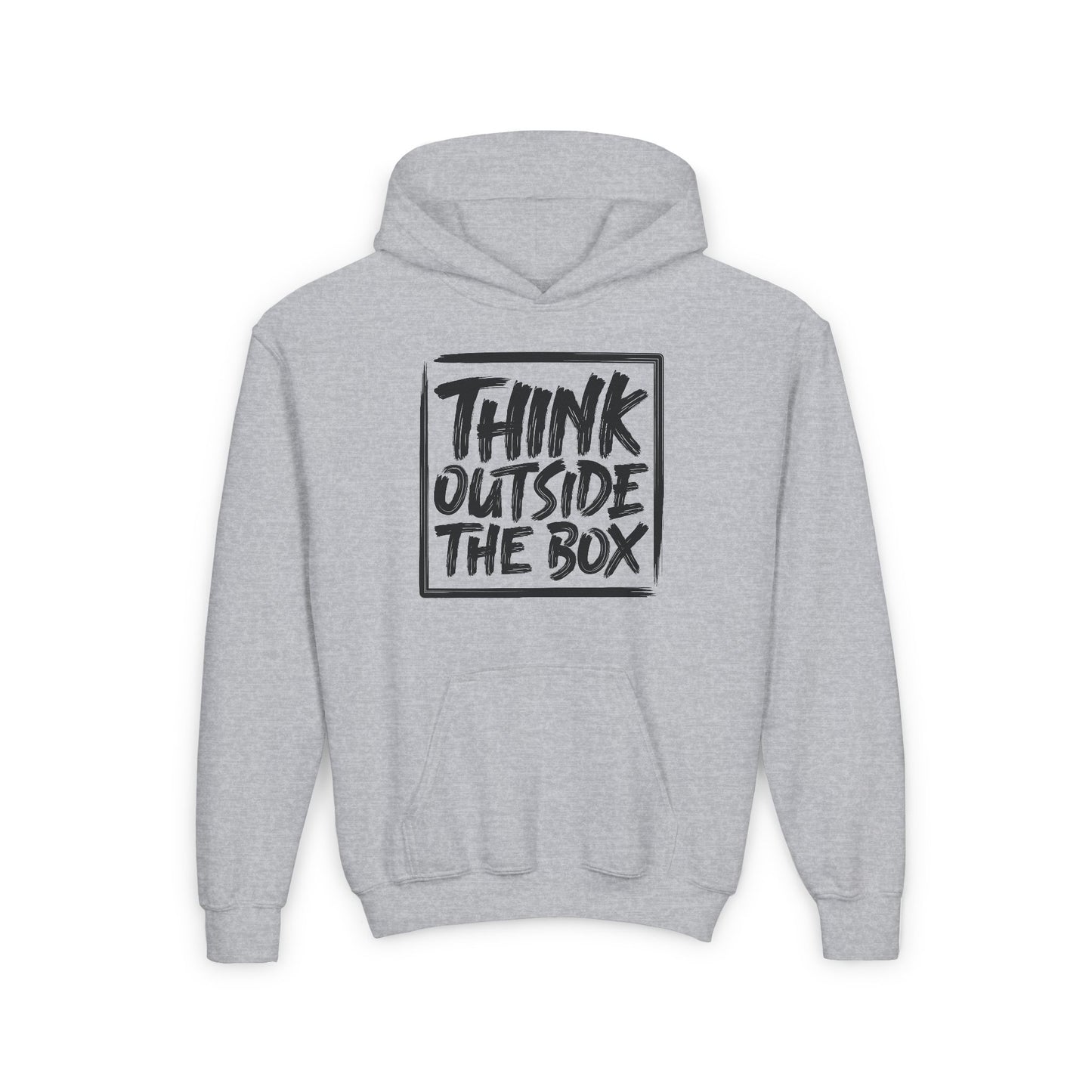 Think Outside The Box Youth Heavy Blend Hooded Sweatshirt
