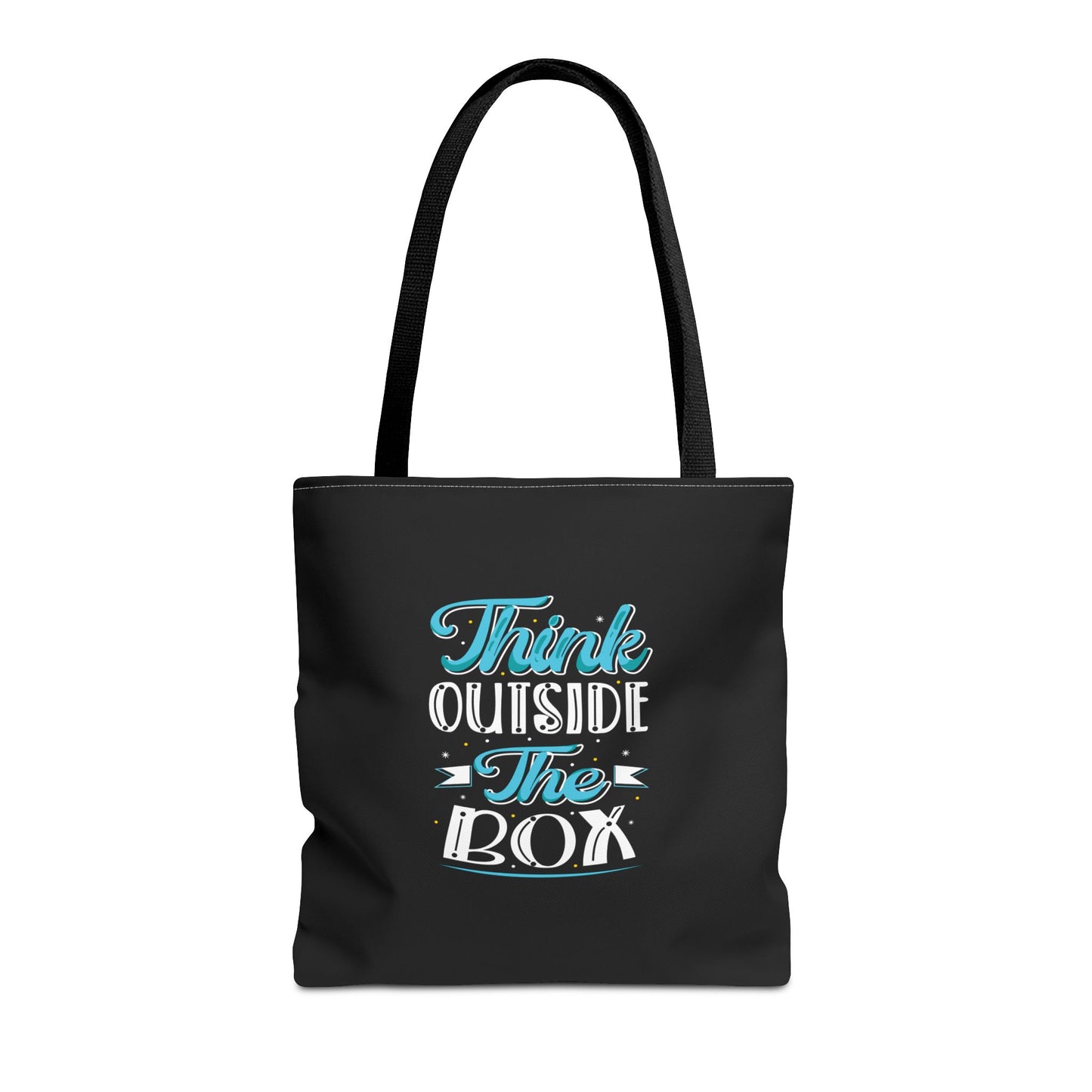 Think Outside The Box Tote Bag (AOP)