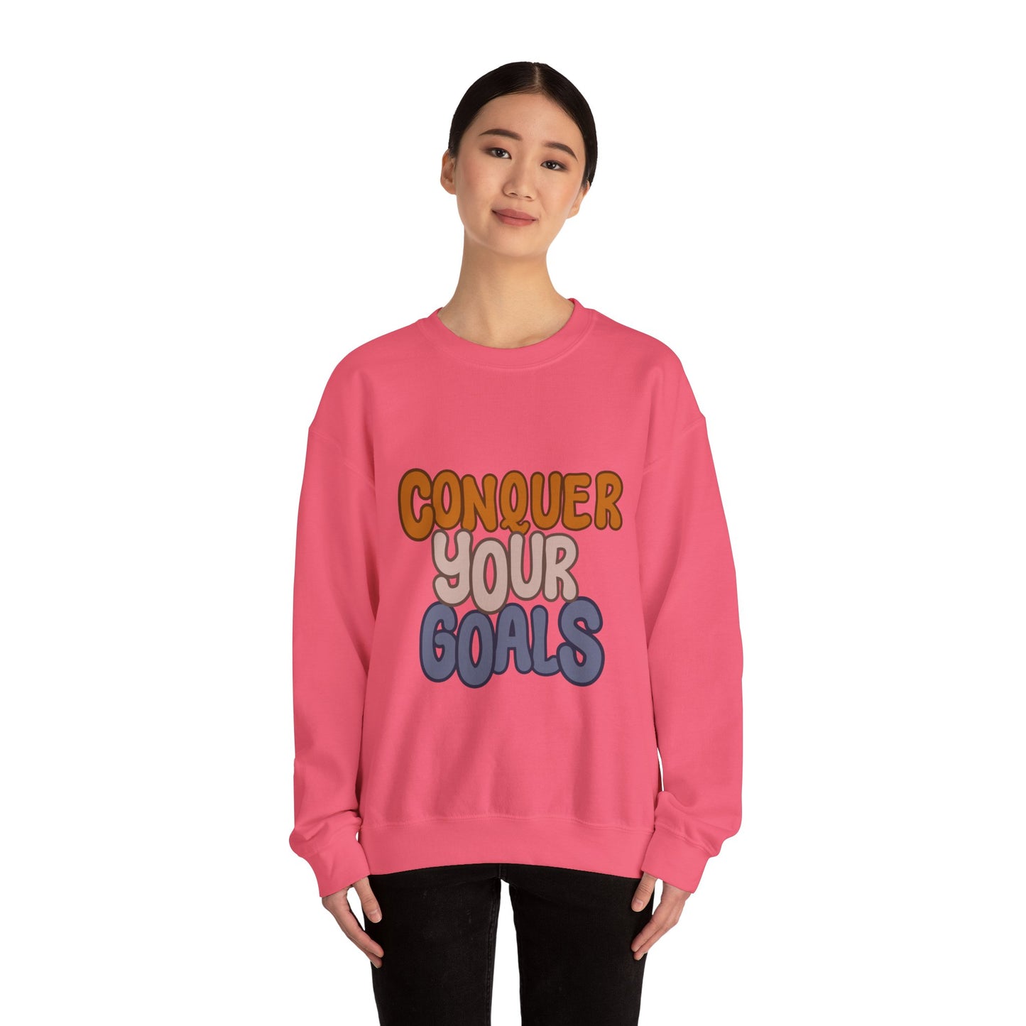 Conquer Your Goals Unisex Heavy Blend™ Crewneck Sweatshirt