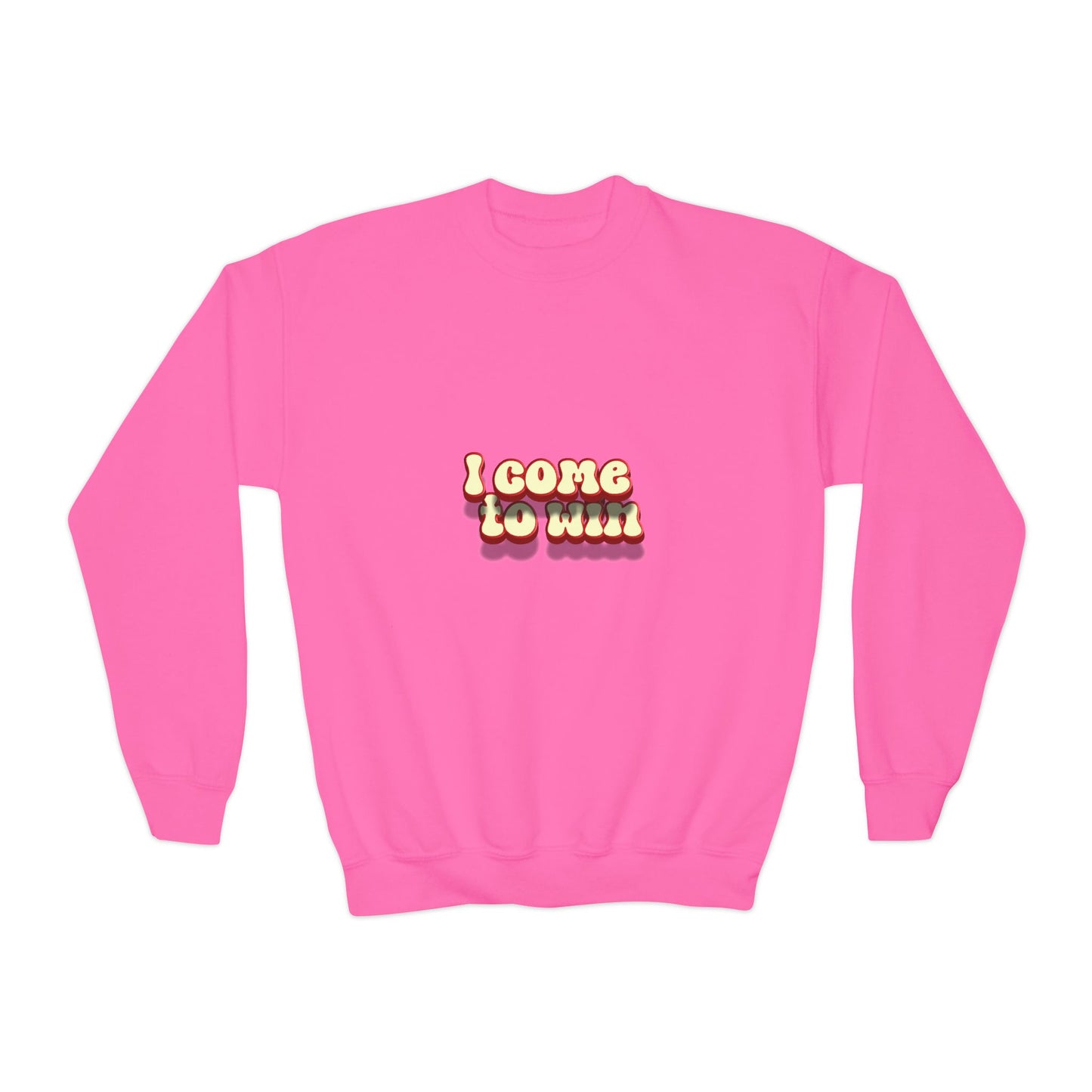 I Come To Win Youth Crewneck Sweatshirt