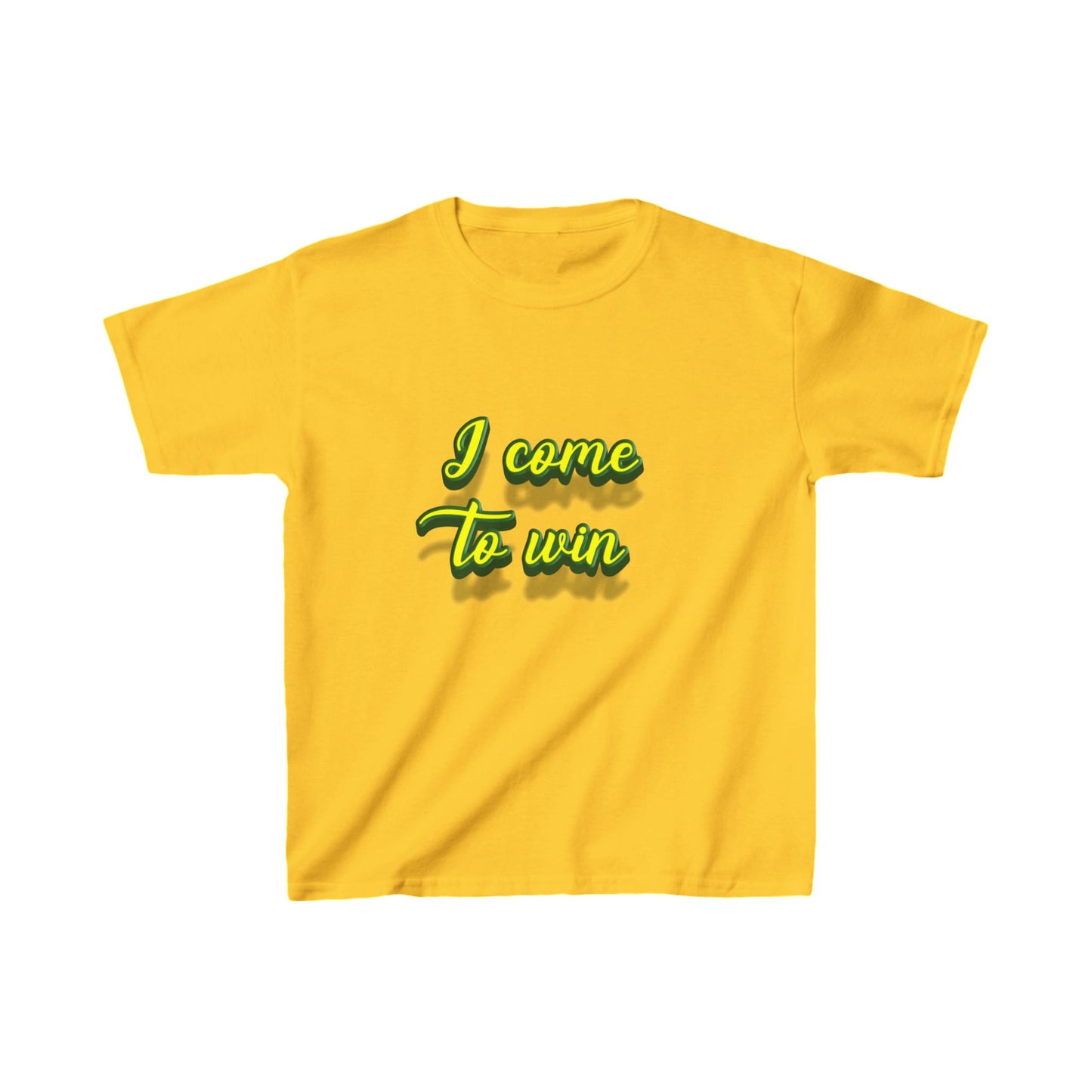 I Come To Win Kids Heavy Cotton™ Tee