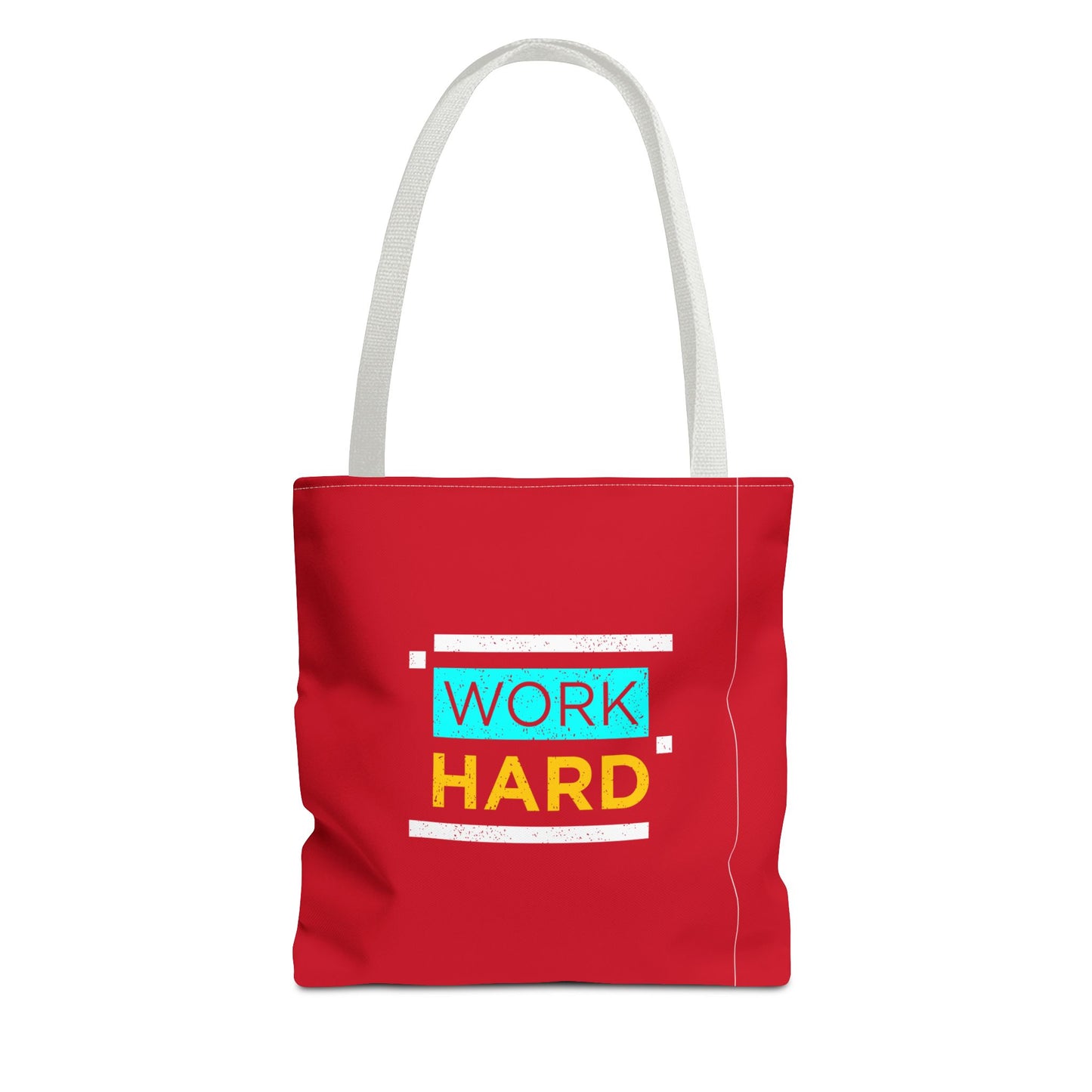 Work Hard Tote Bag (AOP)