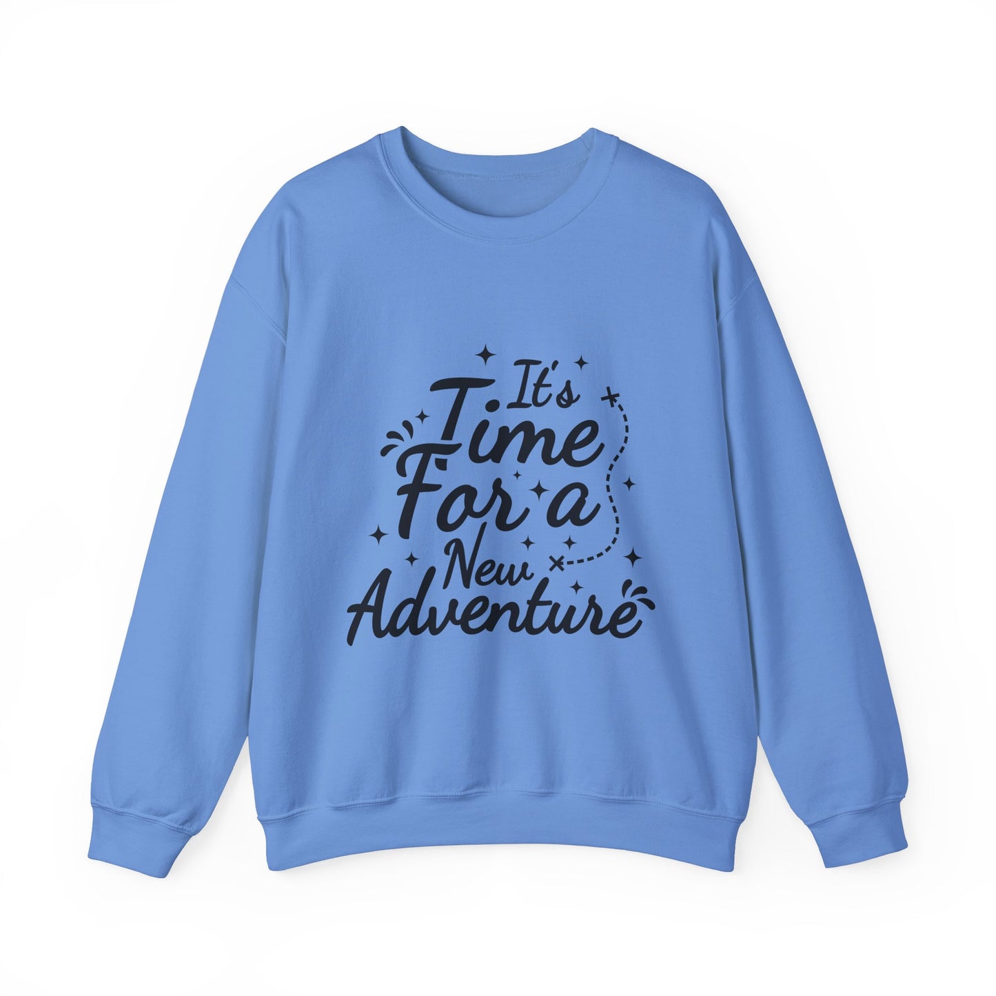 It's Time For A New Adventure Unisex Heavy Blend™ Crewneck Sweatshirt