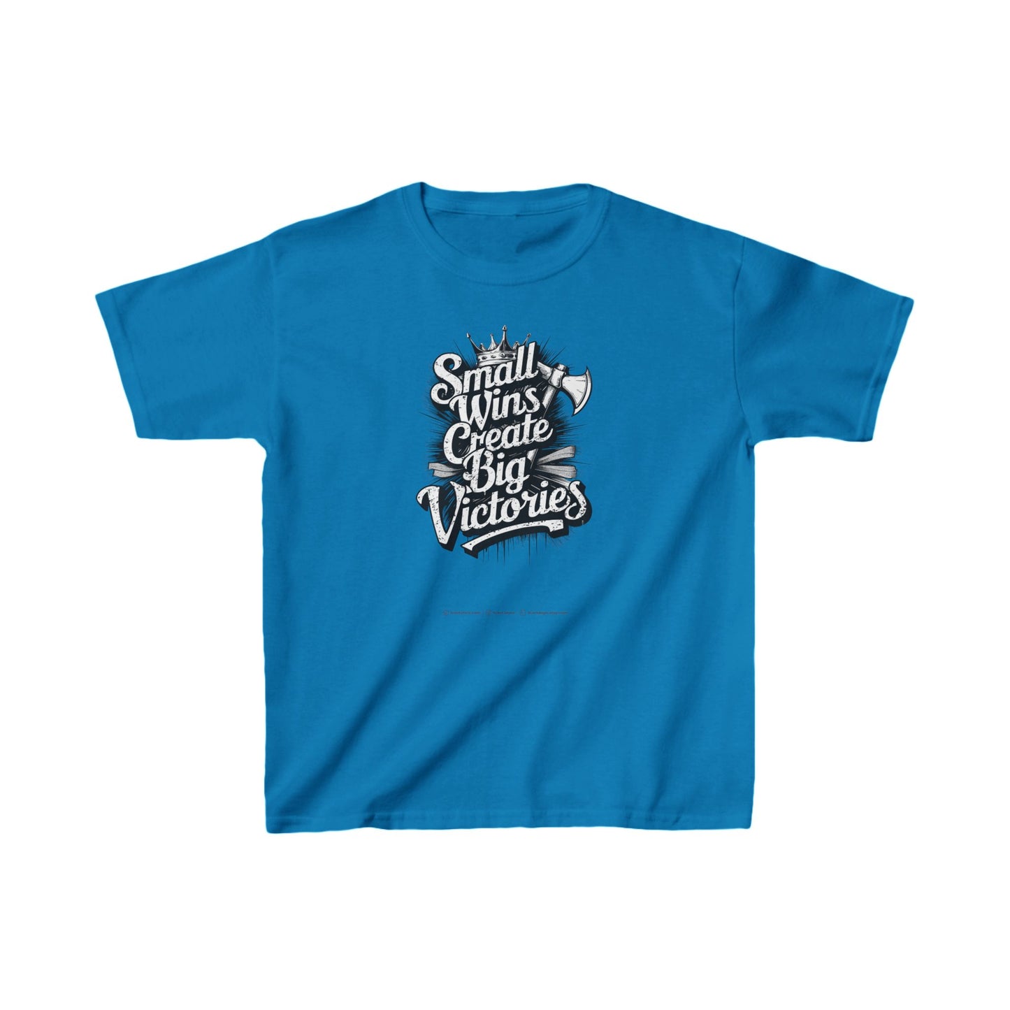 Small Wings Create Big Victories Kids Heavy Cotton™ Tee