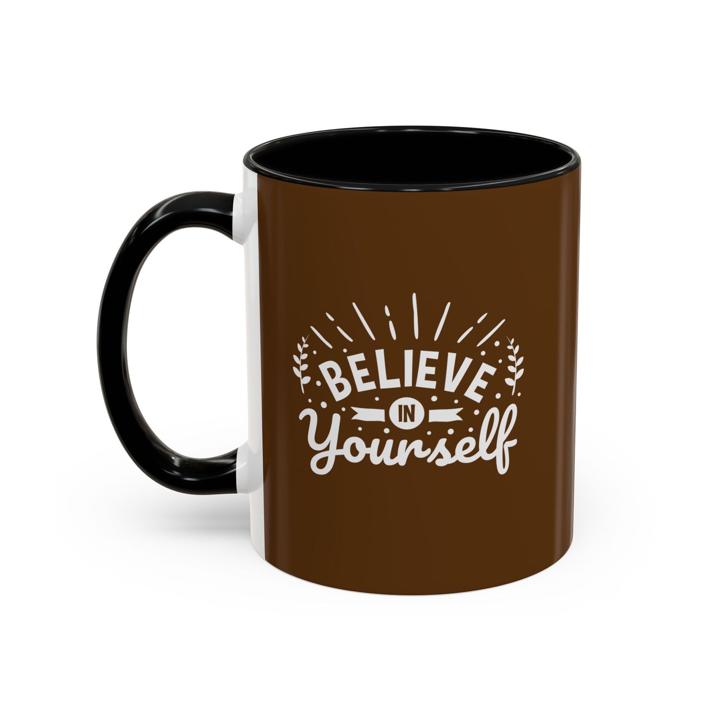 Believe In Yourself Accent Coffee Mug (11, 15oz)