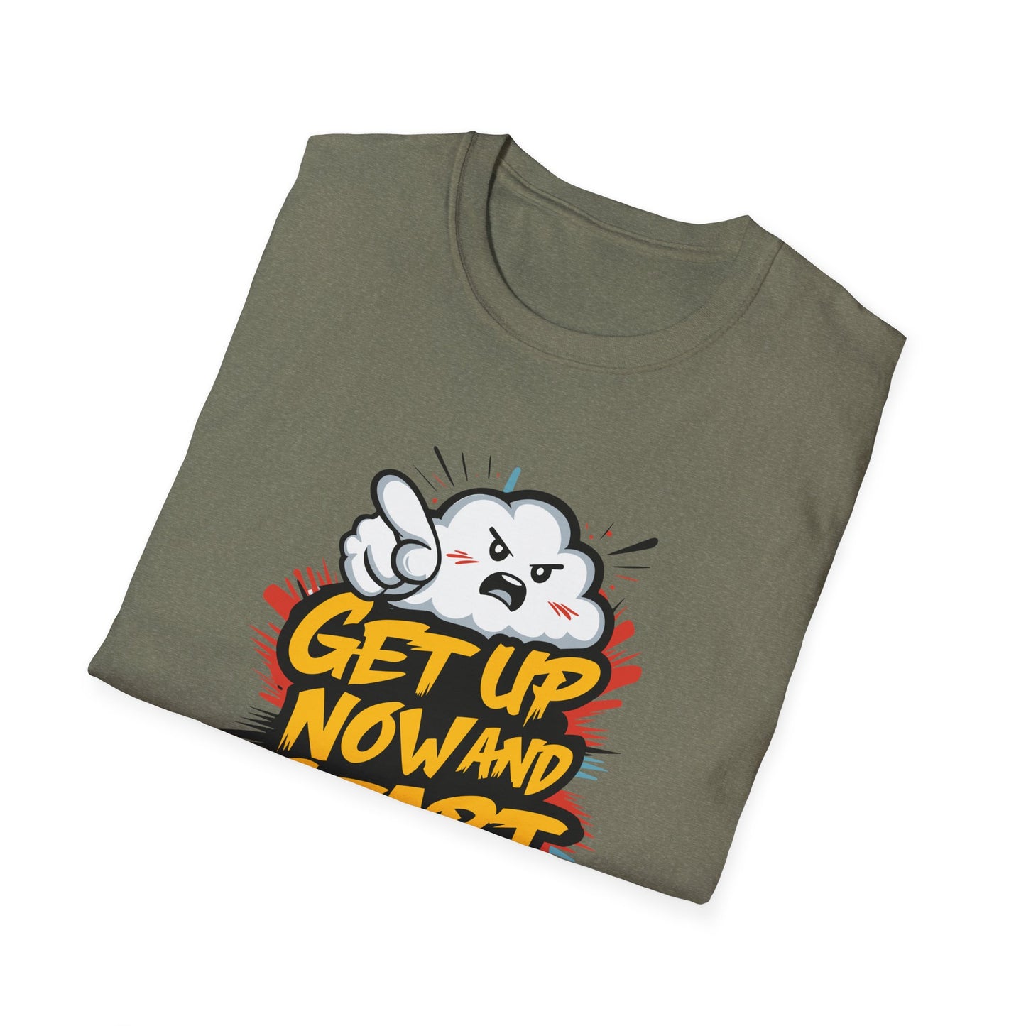 Get Up Now And Start Away!! Unisex Softstyle T-Shirt