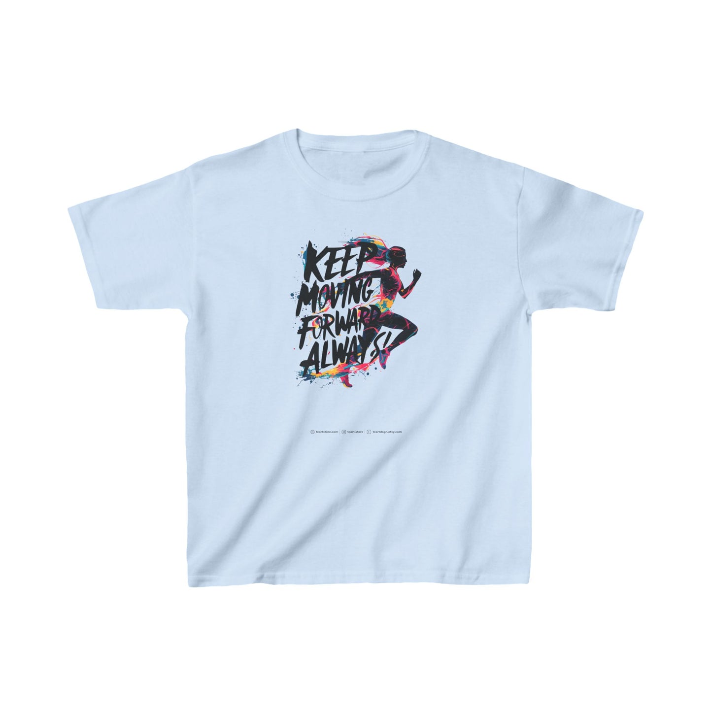 Keep Moving Forward Always Kids Heavy Cotton™ Tee