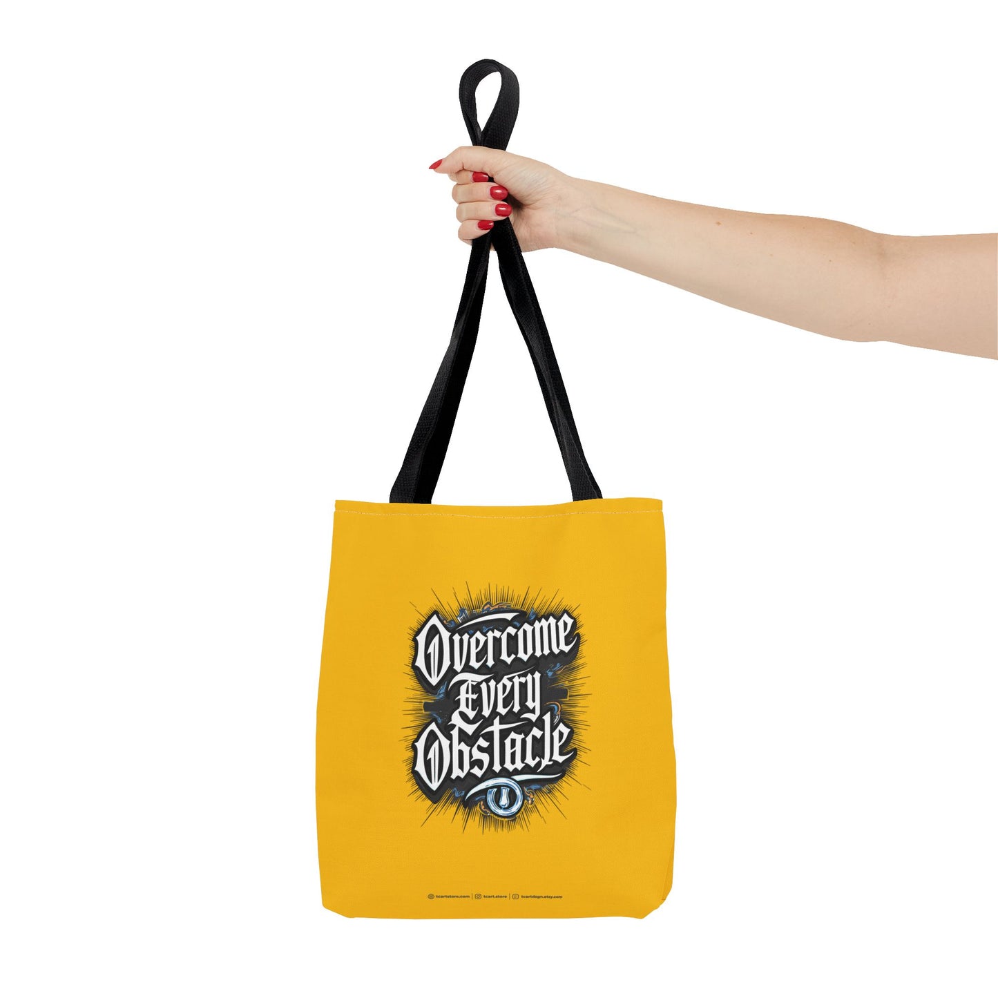 Overcome Every Obstacle Tote Bag (AOP)