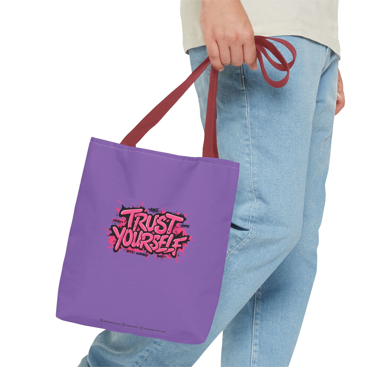 Trust Yourself Tote Bag (AOP)