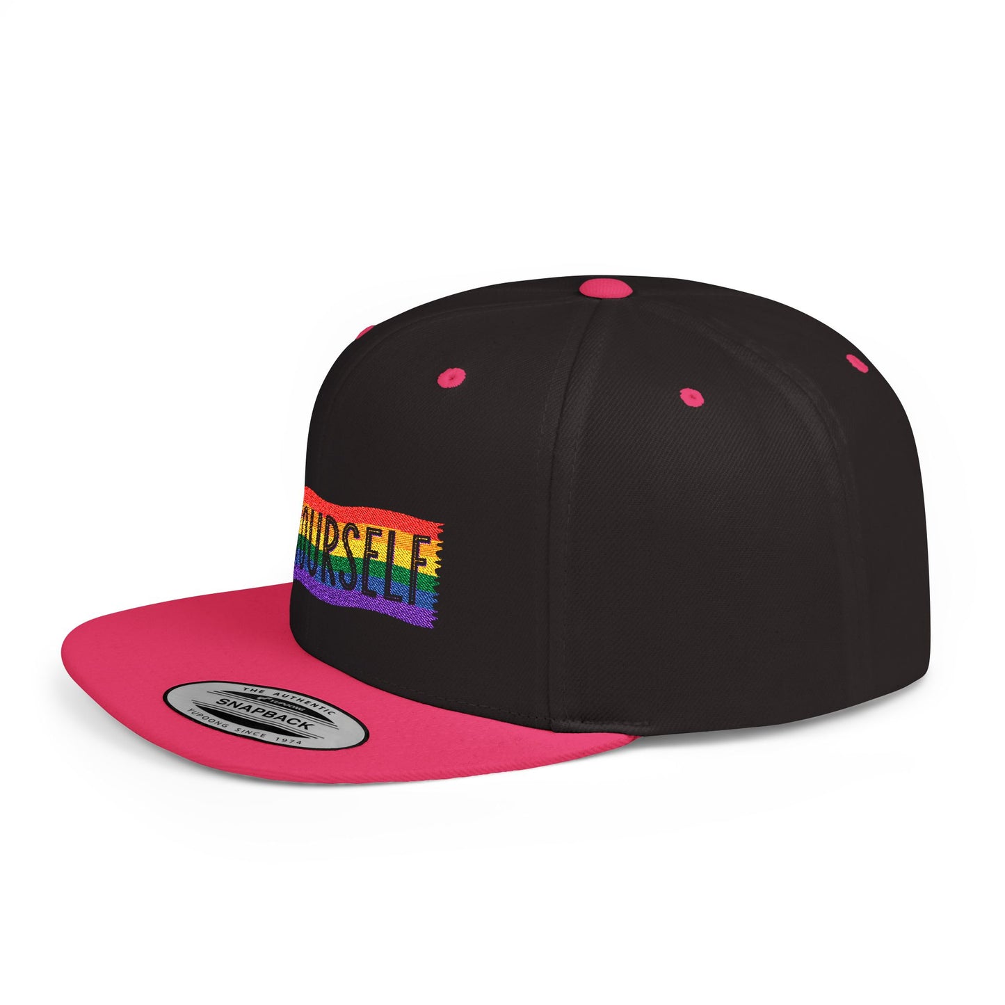 Be Yourself Flat Bill Snapback