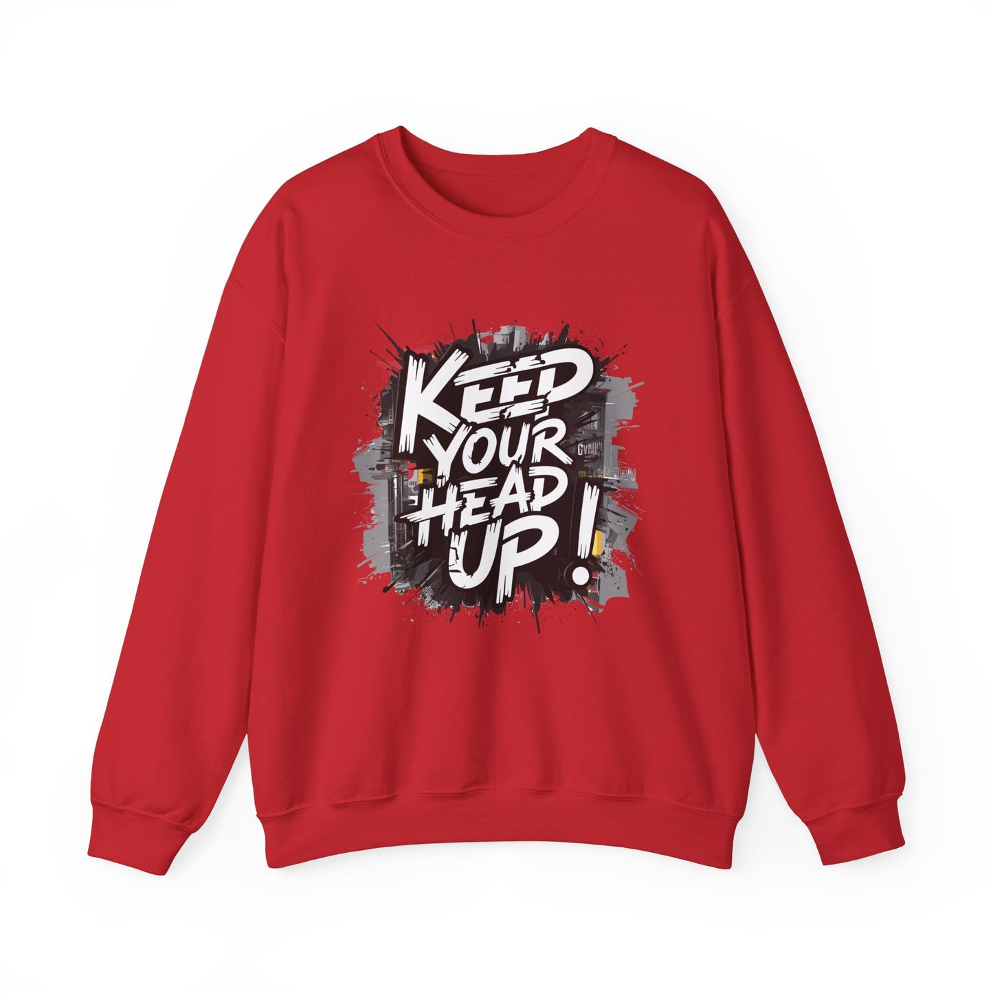 Keep Your Head Up ! Unisex Heavy Blend™ Crewneck Sweatshirt