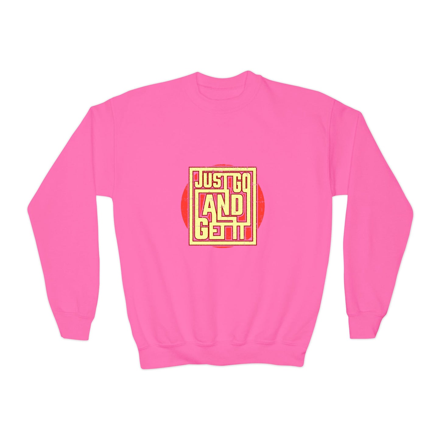Just Go And Get It Youth Crewneck Sweatshirt
